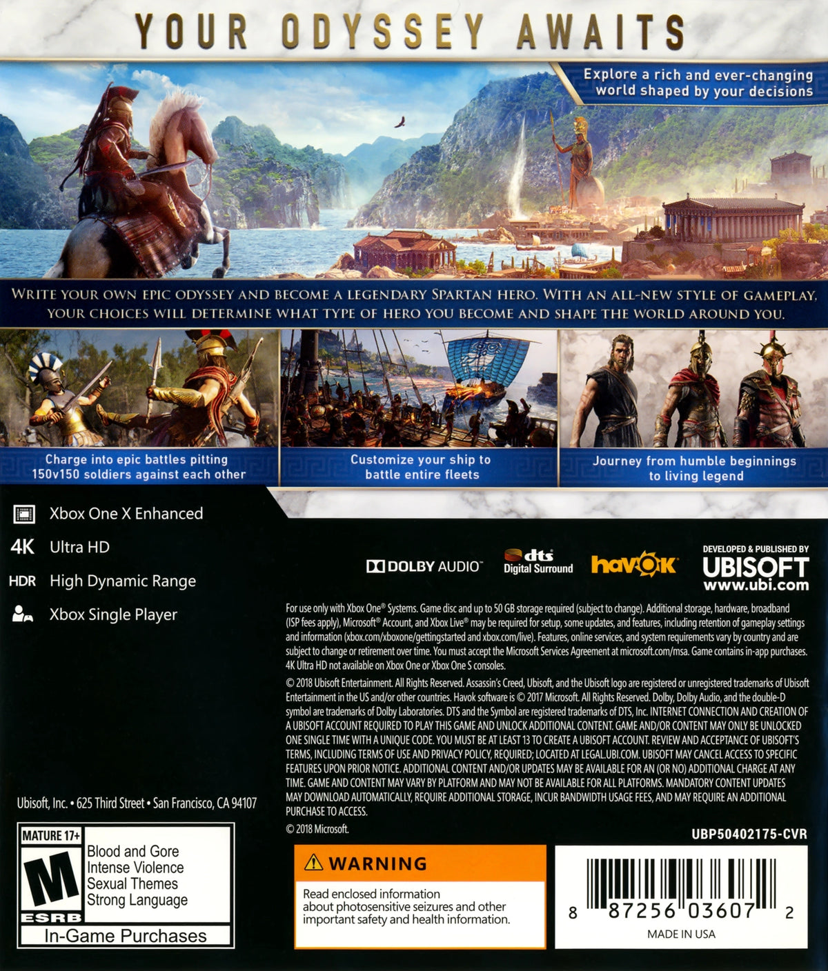Assassin's Creed Odyssey Xbox One - Video Game - Used - CaveGamers - Image 2