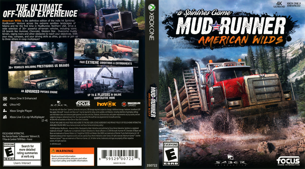 MudRunner American Wilds Xbox One - Video Game - Used - CaveGamers - Image 3