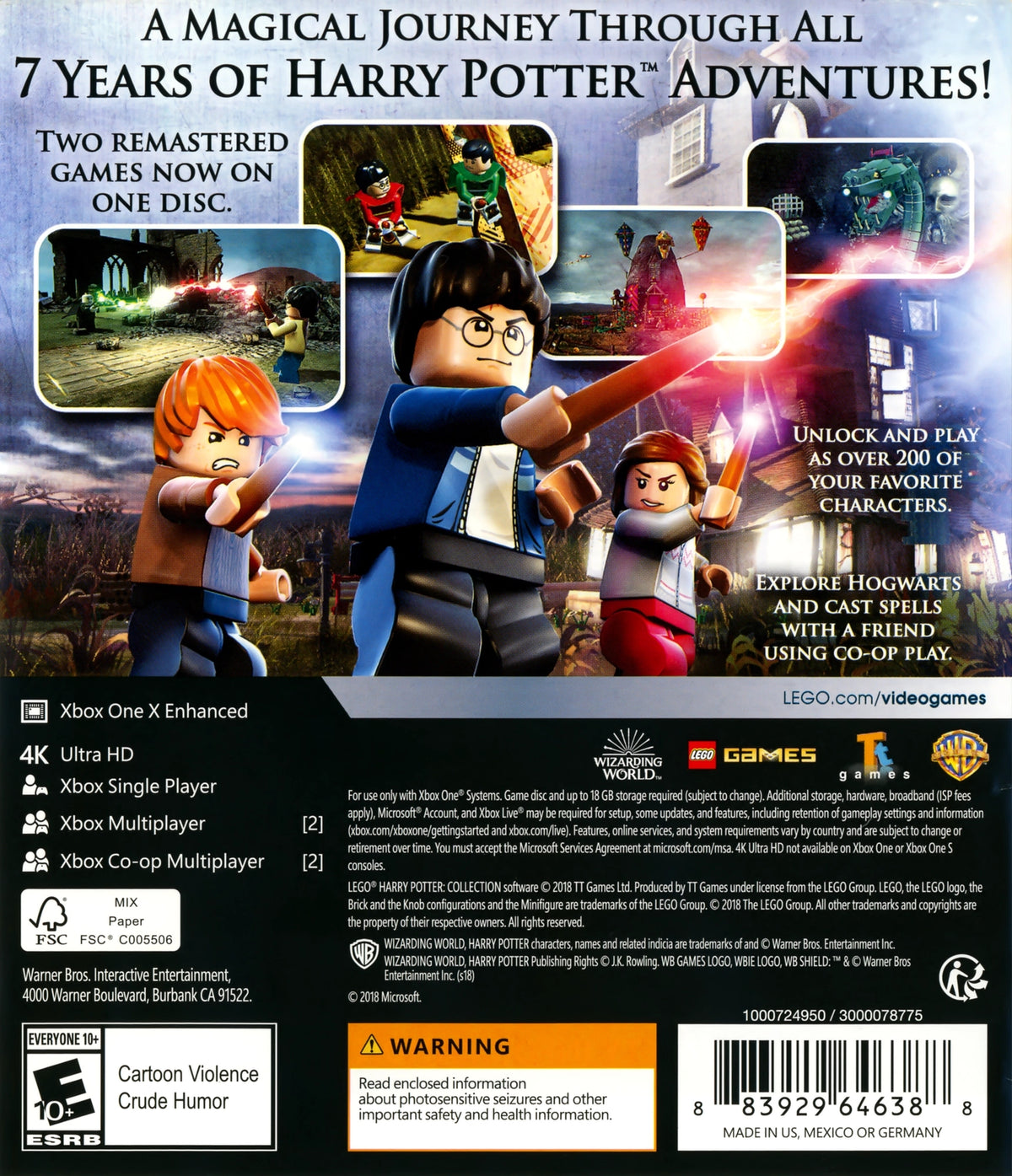 LEGO Harry Potter Collection Xbox One - Video Game - Used - CaveGamers - Image 2