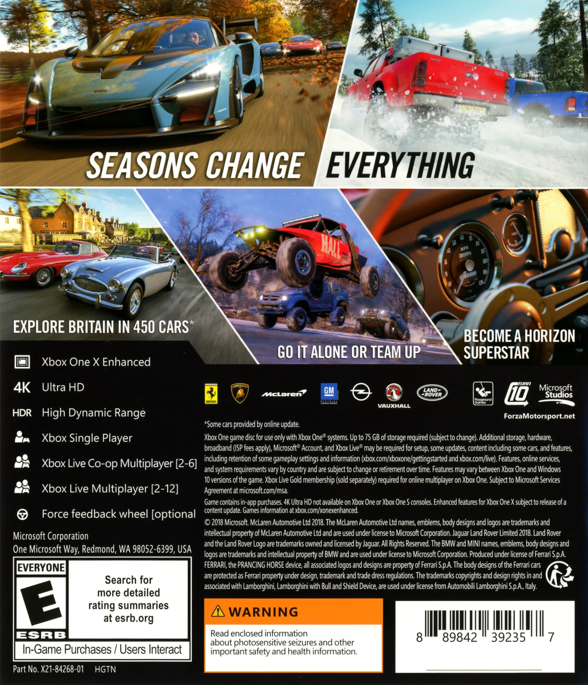 Forza Horizon 4 Xbox One - Video Game - Used - CaveGamers - Image 2