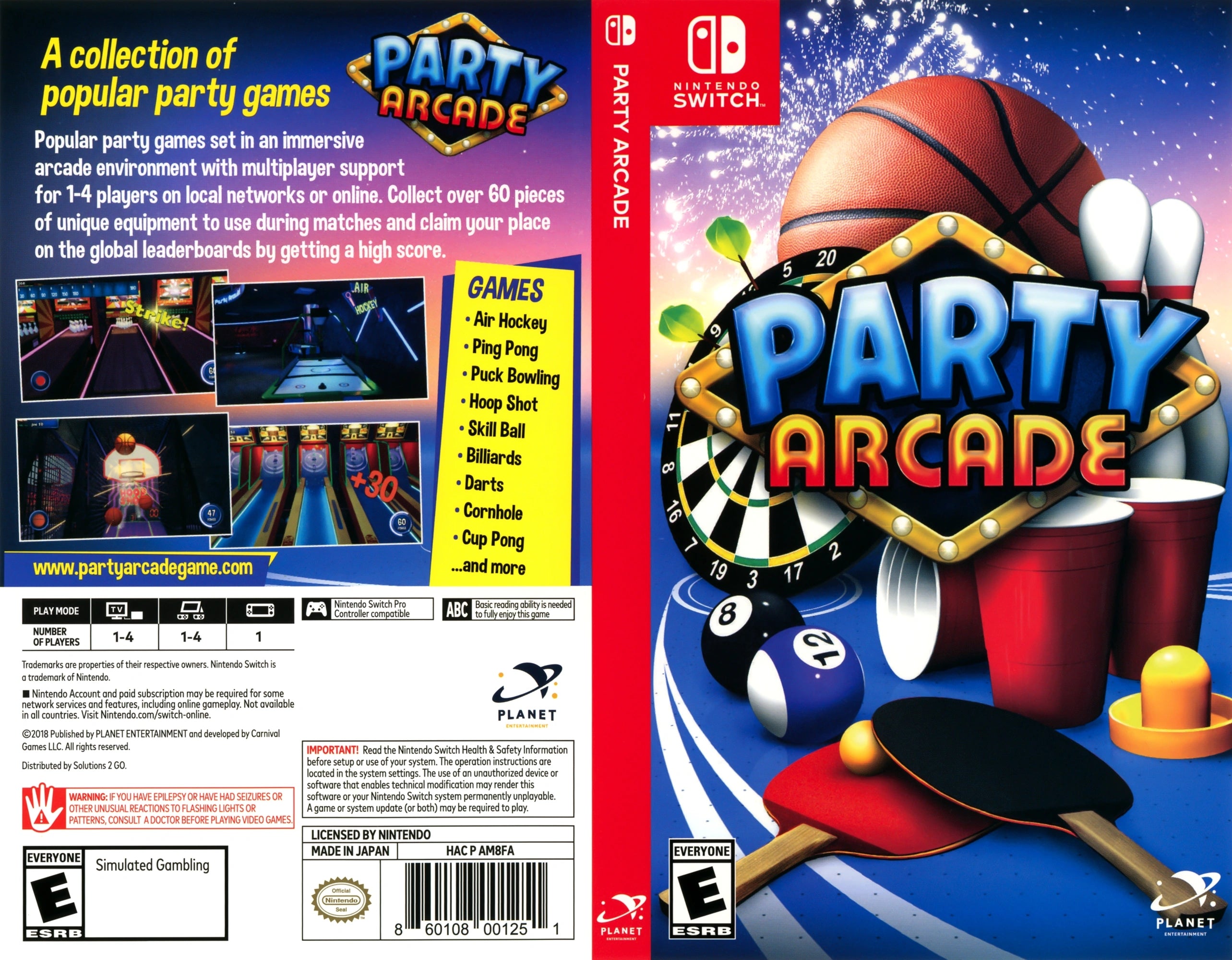 Party Arcade Switch - Video Game - Used - CaveGamers - Image 4