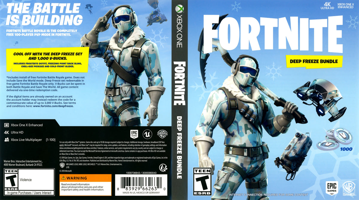 Fortnite: Deep Freeze Xbox One - Video Game - Used - CaveGamers - Image 3