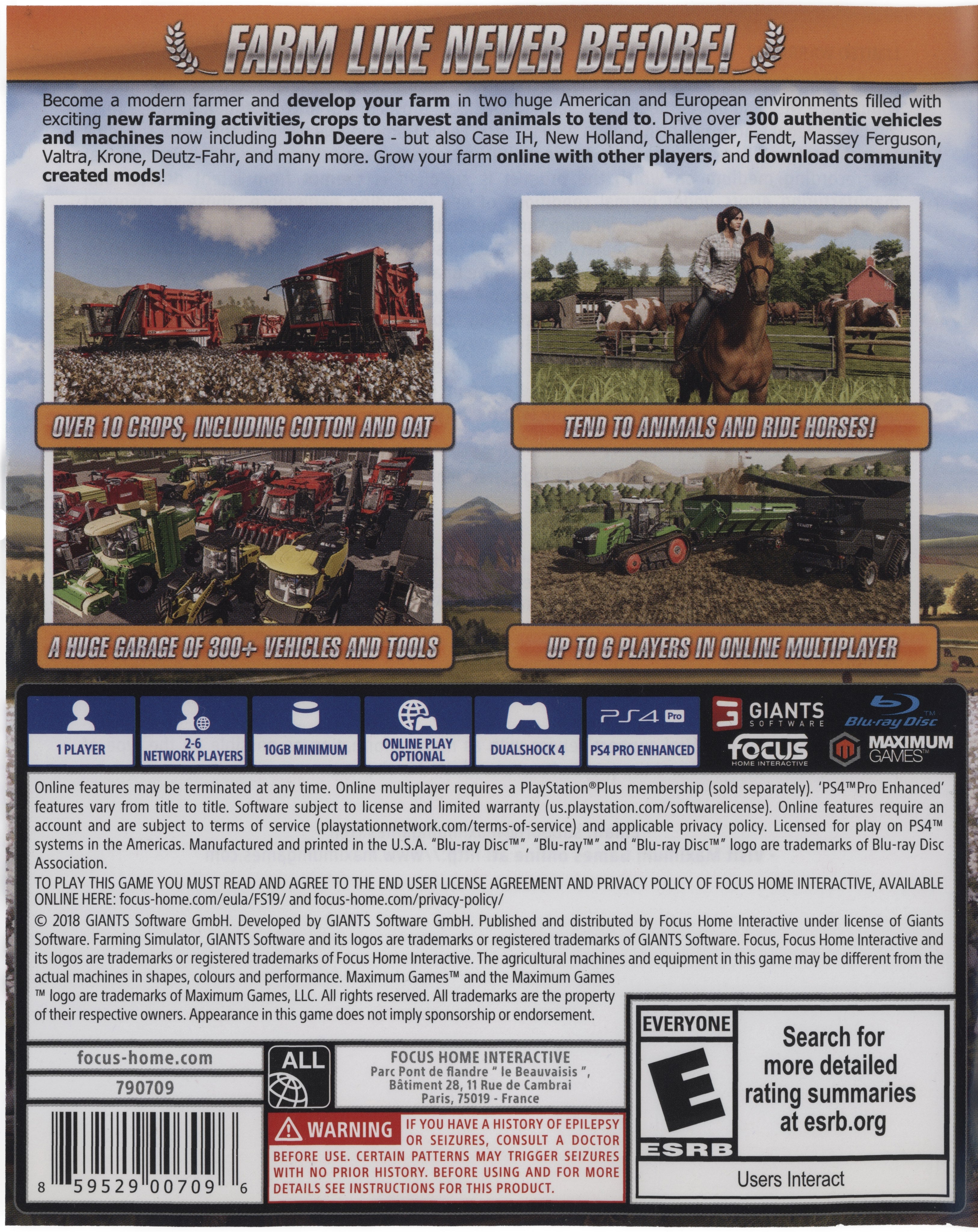Farming Simulator 19 PS4 - Video Game - Used - CaveGamers - Image 2