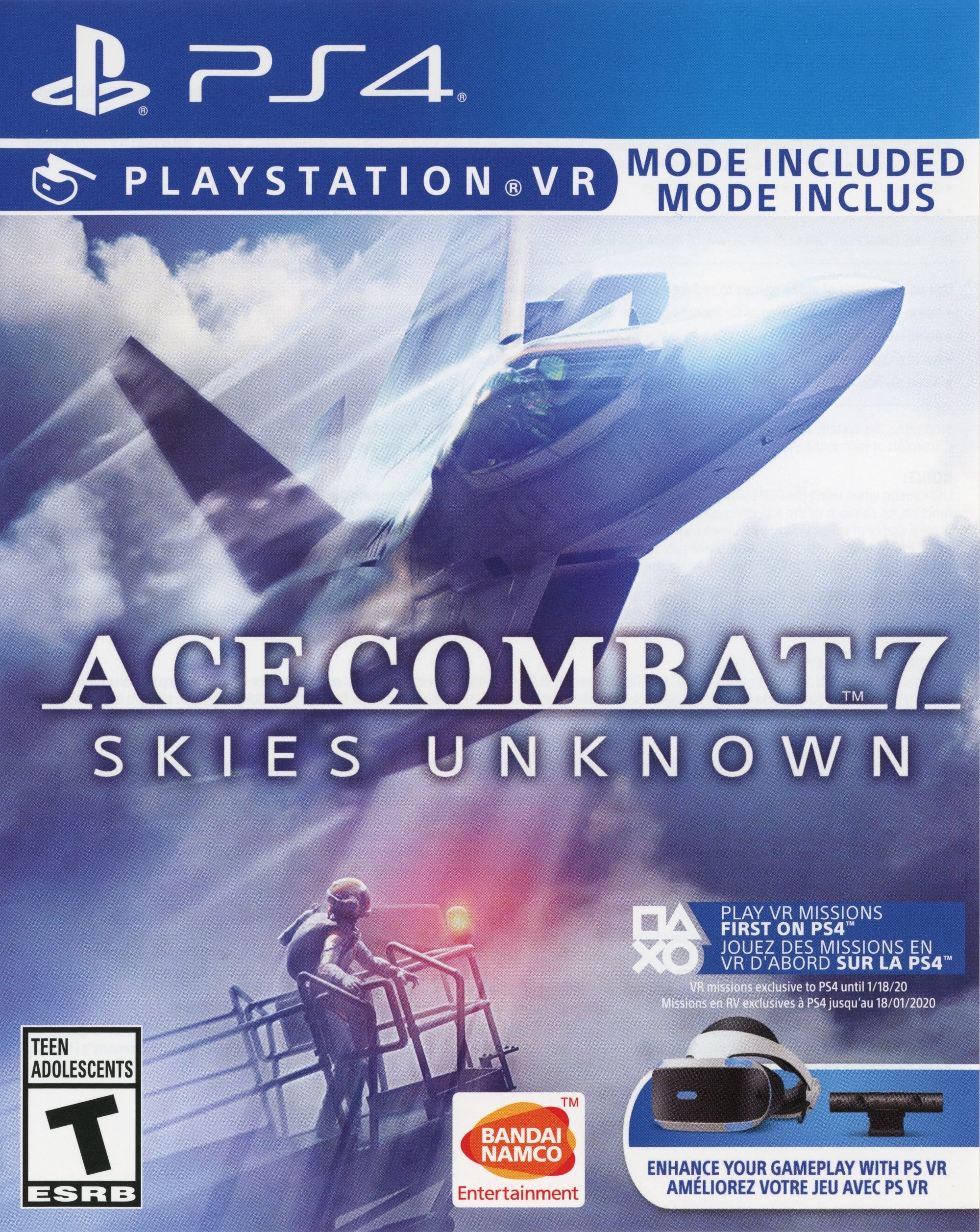 Ace Combat 7 Skies Unknown PS4 - Video Game - Used - CaveGamers