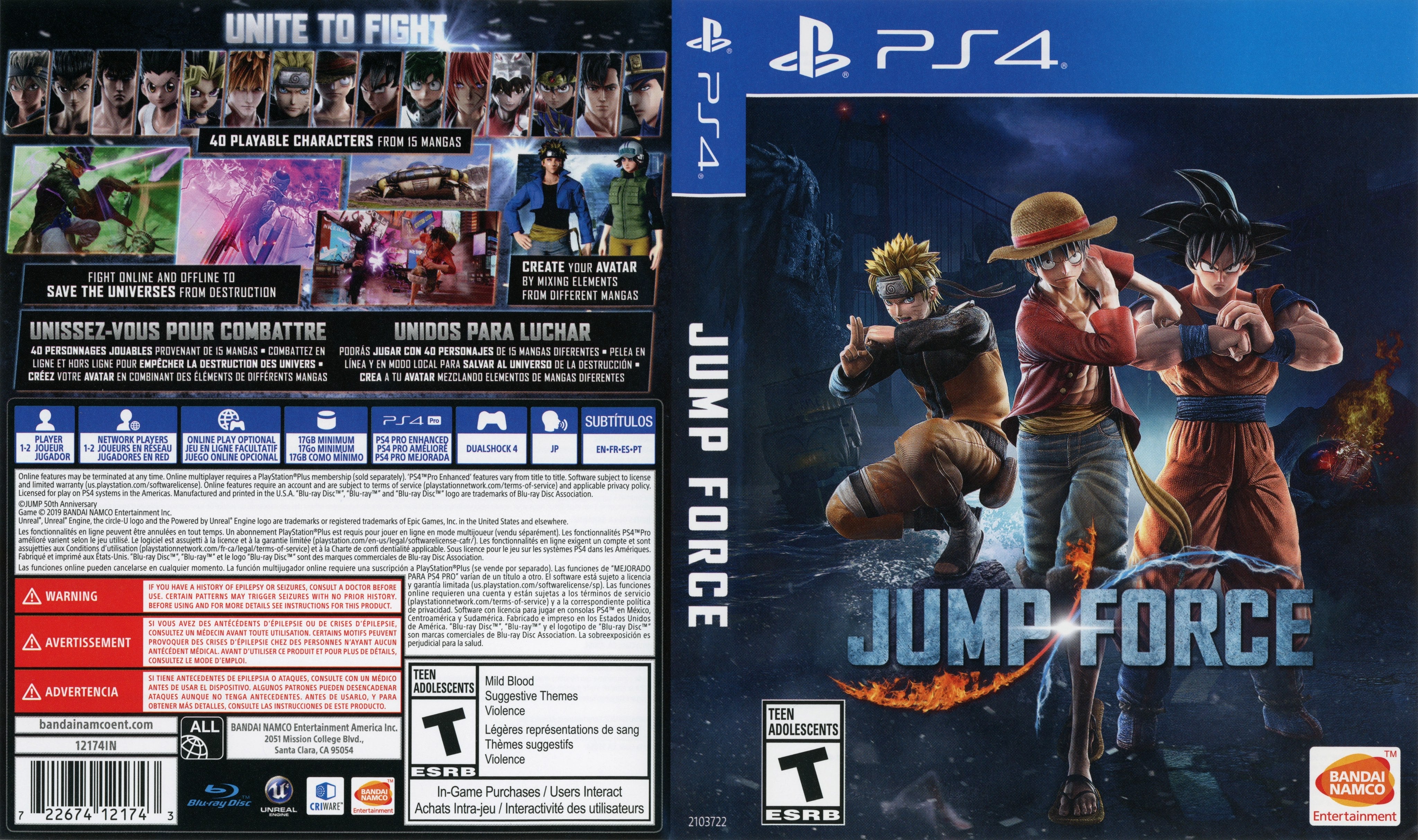 Jump Force PS4 - Video Game - Used - CaveGamers - Image 3