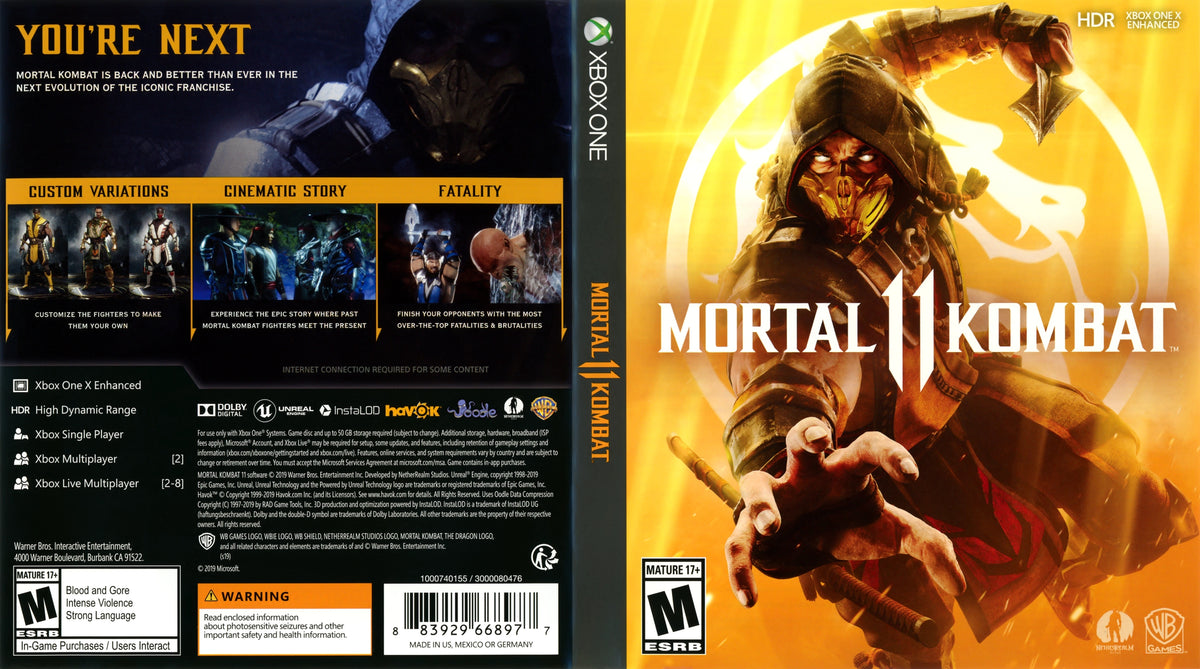 Mortal Kombat 11 Xbox One - Video Game - Used - CaveGamers - Image 4