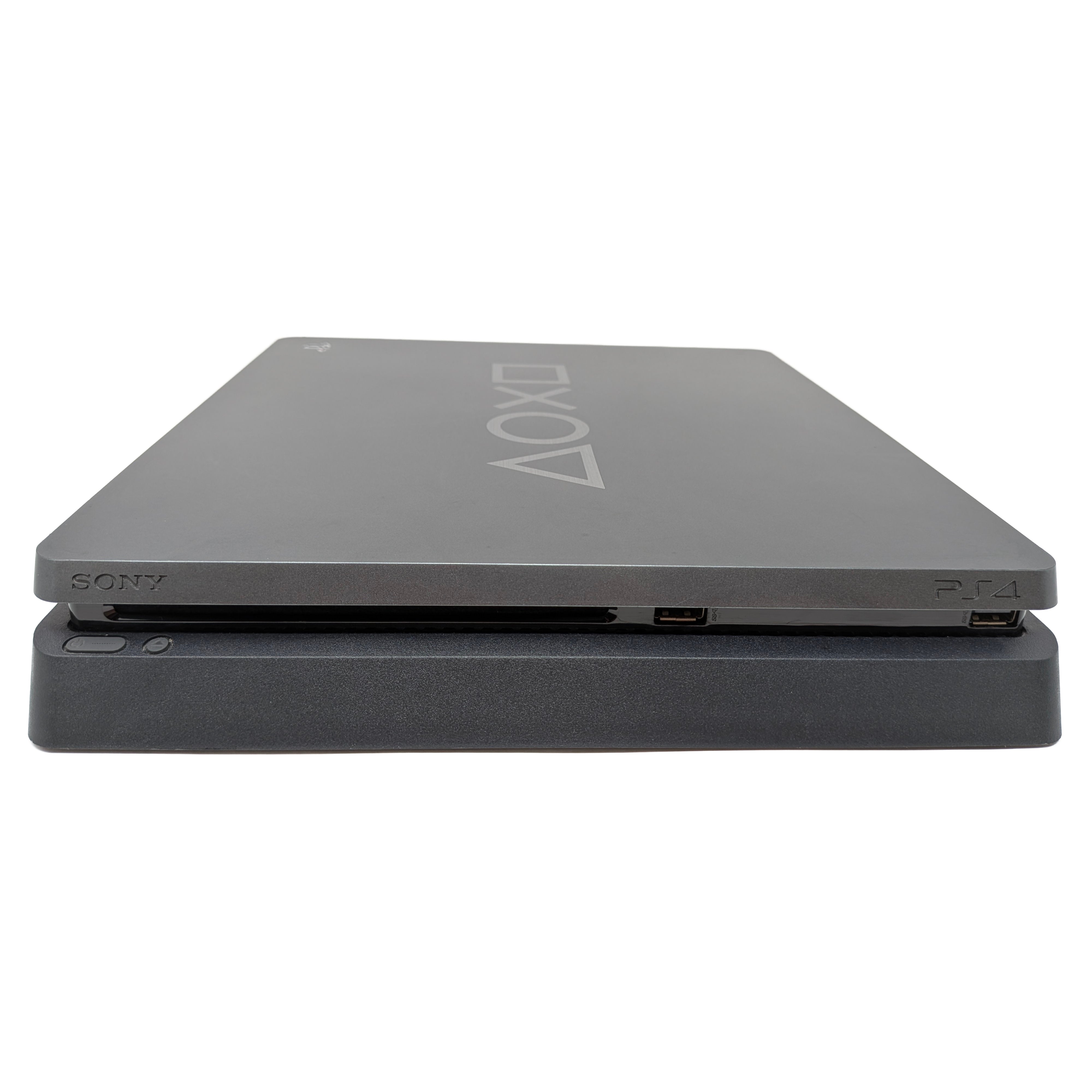 PlayStation 4 1TB Slim Console - Days of Play 2019 Black PS4 - Video Game System - Used - CaveGamers - Image 2