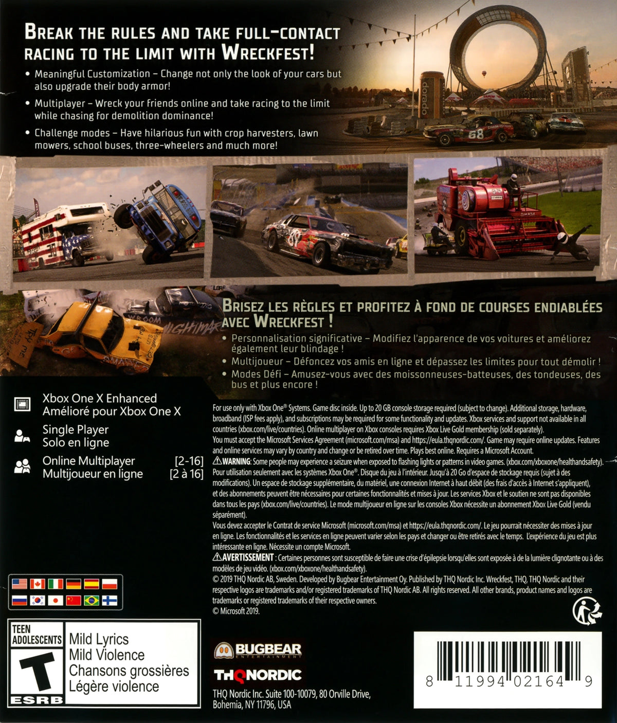 Wreckfest Xbox One - Video Game - Used - CaveGamers - Image 2