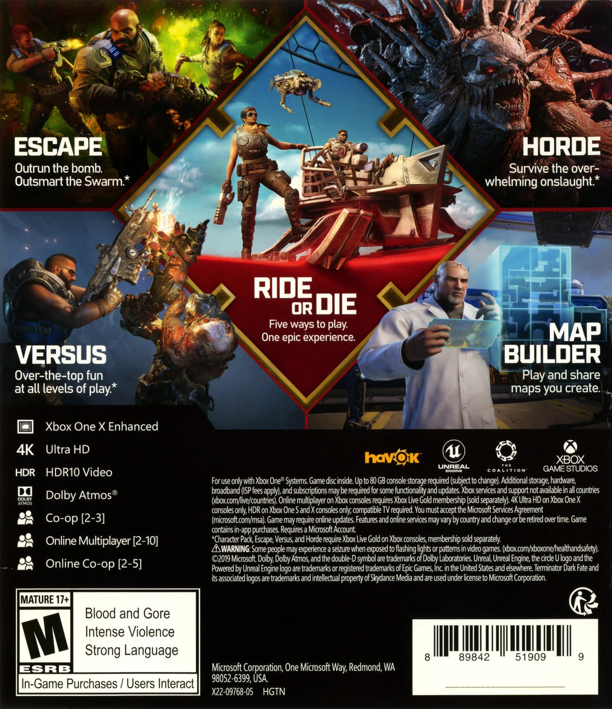 Gears 5 Xbox One - Video Game - Used - CaveGamers - Image 2