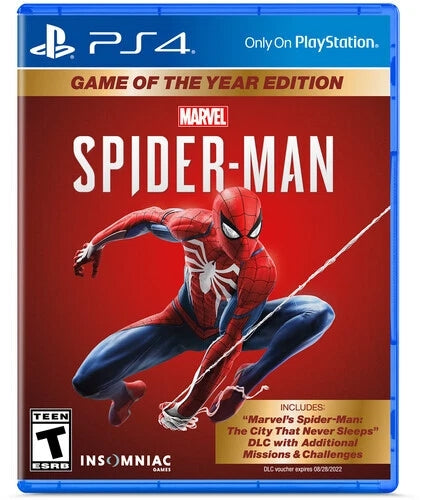 Marvel Spider-Man [Game of the Year] PS4 - Video Game - Used - CaveGamers