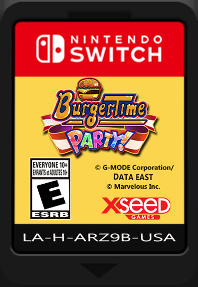 BurgerTime Party Switch - Video Game - Used - CaveGamers - Image 2