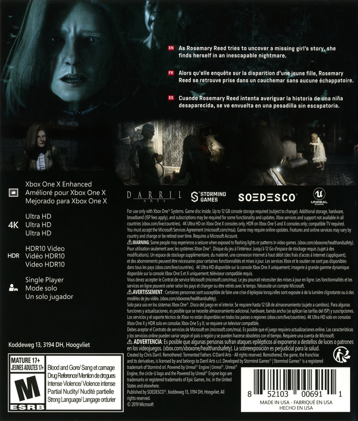 Remothered: Tormented Fathers Xbox One - Video Game - Used - CaveGamers - Image 2
