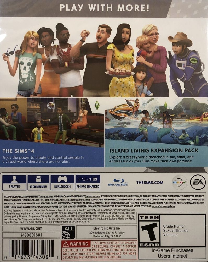 The Sims 4 Bundle: Island Living PS4 - Video Game - Used - CaveGamers - Image 2
