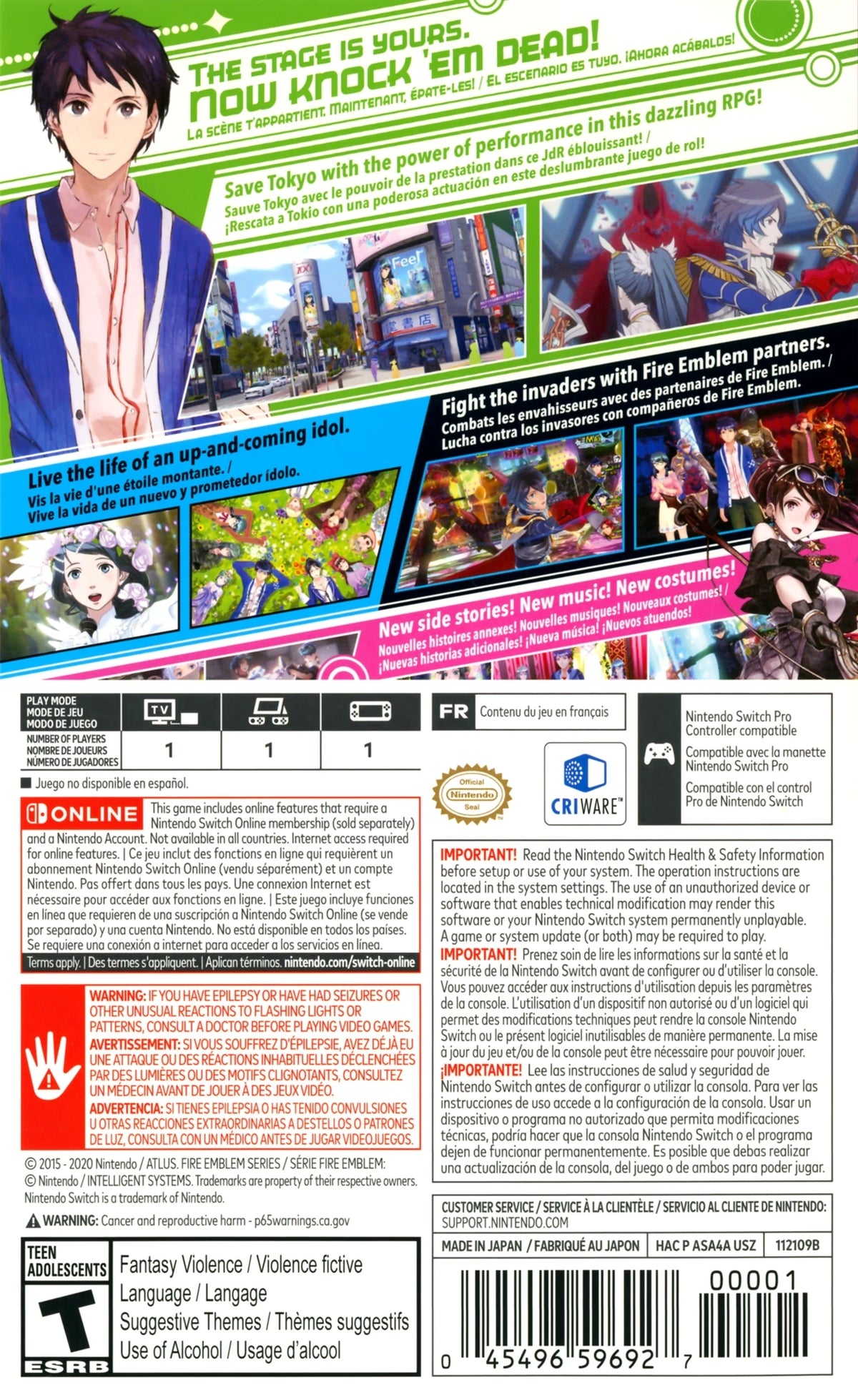 Tokyo Mirage Sessions #FE Encore Switch - Video Game - Used - CaveGamers - Image 2