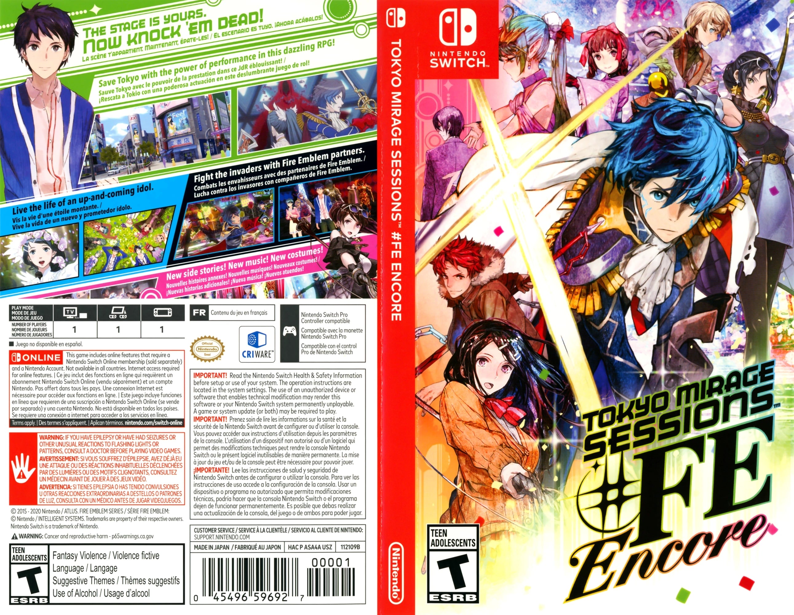 Tokyo Mirage Sessions #FE Encore Switch - Video Game - Used - CaveGamers - Image 3
