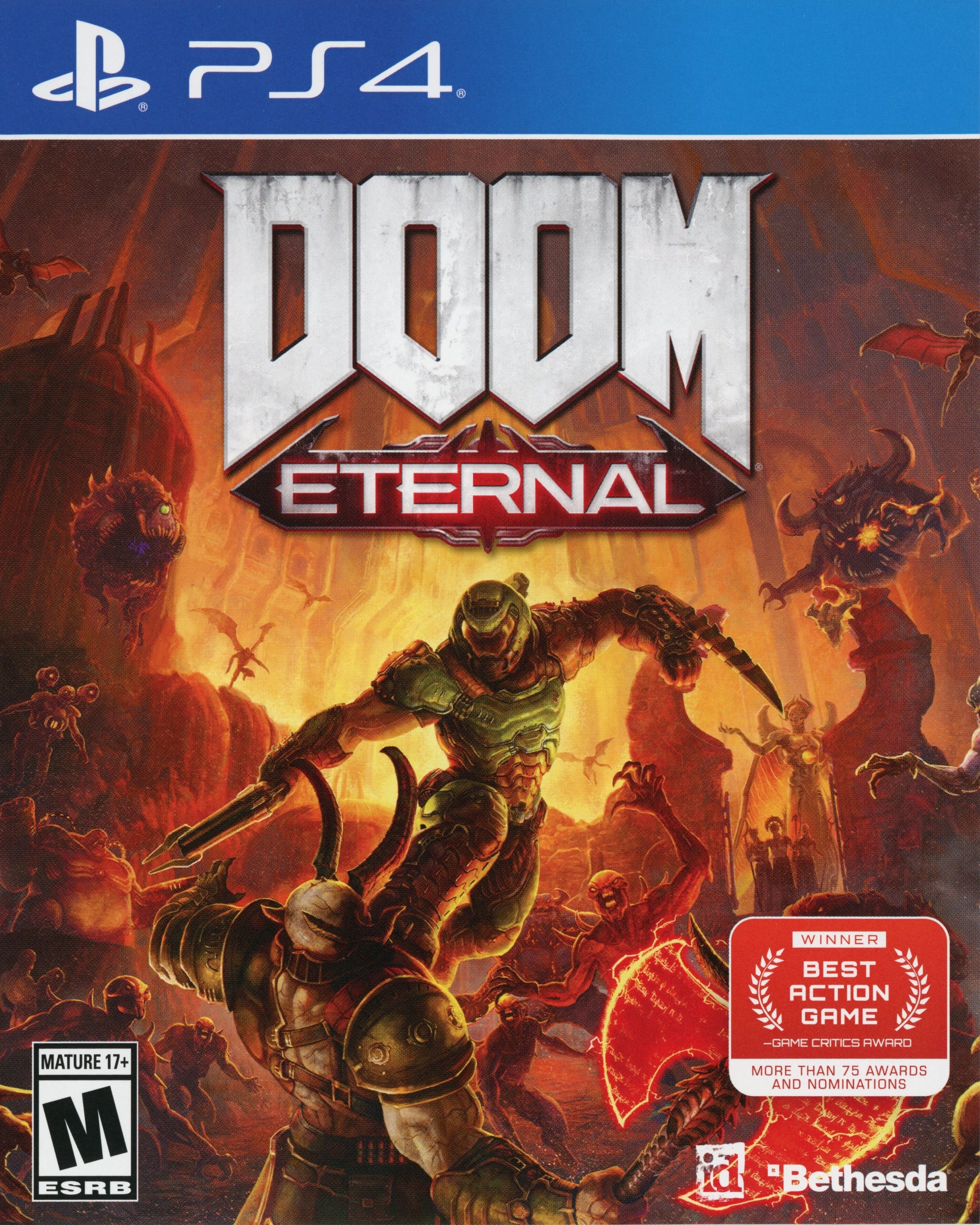 Doom Eternal PS4 - Video Game - Used - CaveGamers