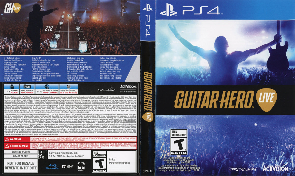 Guitar Hero Live PS4 - Video Game - Used - CaveGamers - Image 4