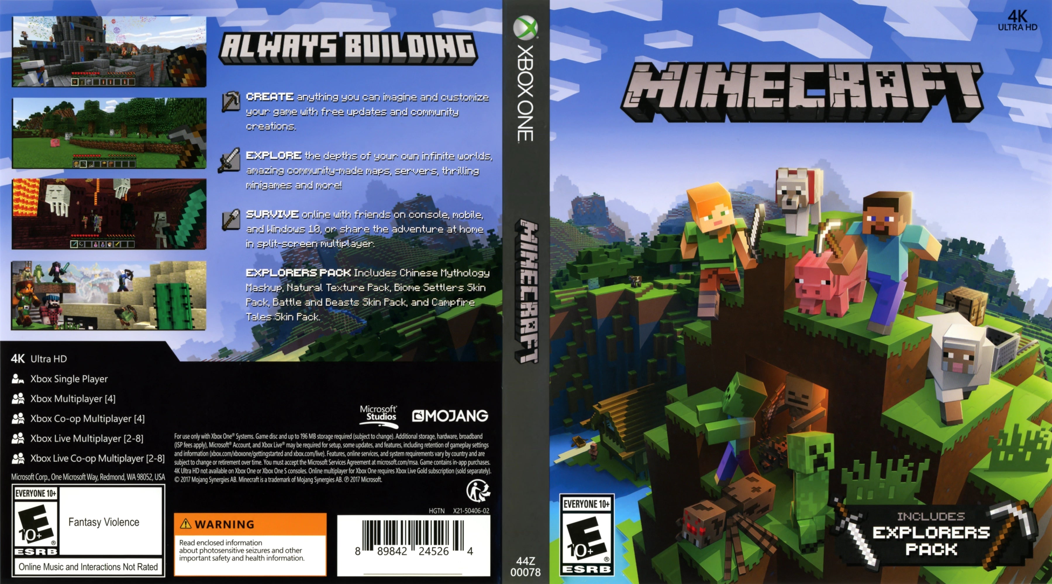 Minecraft Xbox One - Video Game - Used - CaveGamers - Image 4
