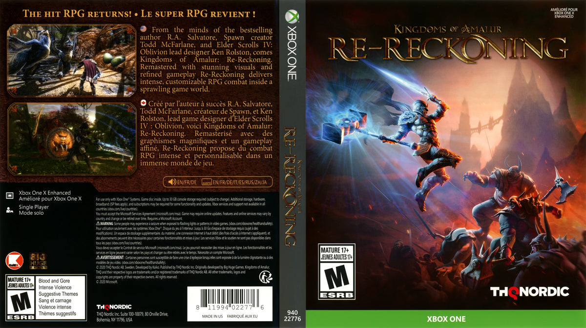 Kingdoms of Amalur: Re-Reckoning Xbox One - Video Game - Used - CaveGamers - Image 3