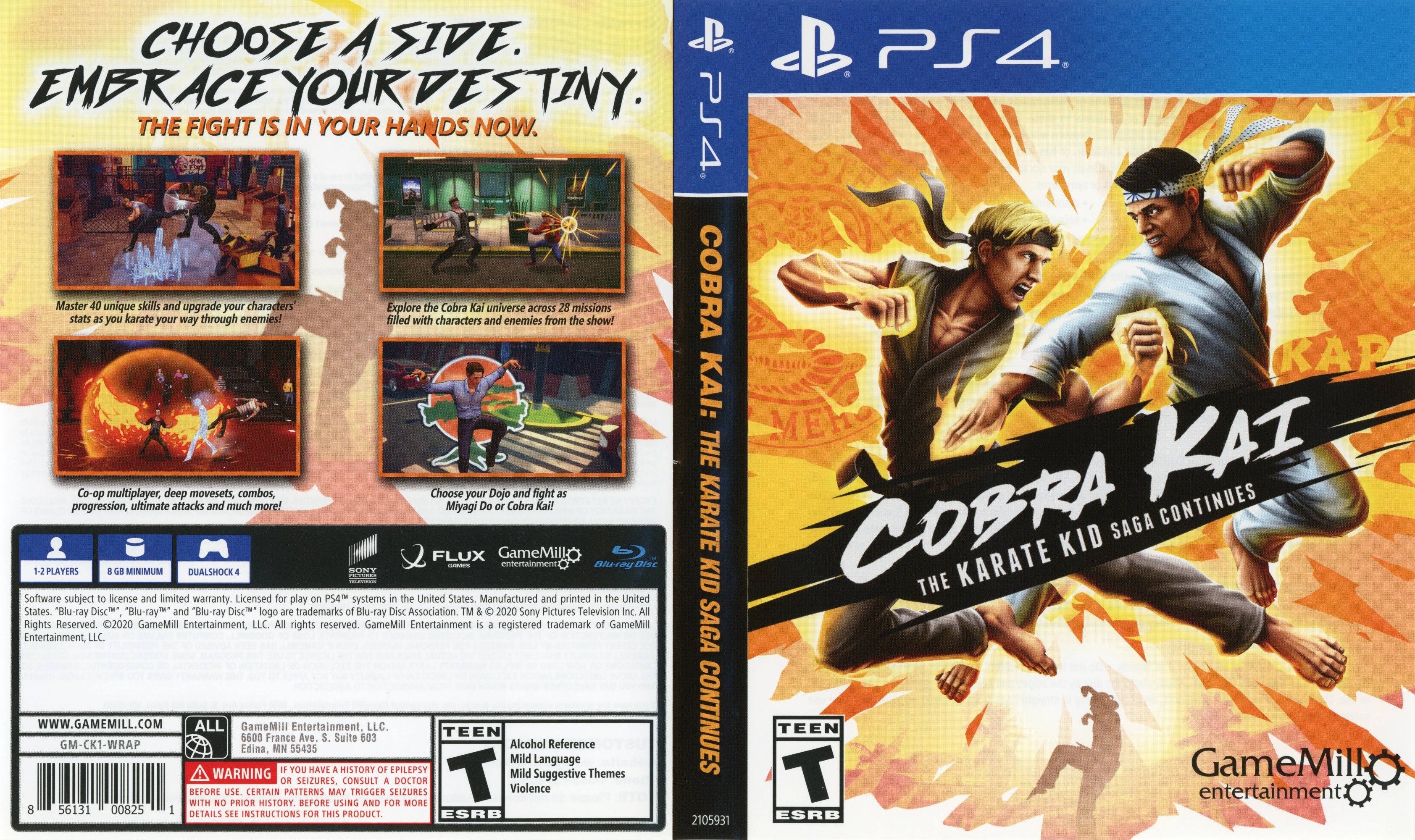 Cobra Kai: The Karate Kid Saga Continues PS4 - Video Game - Used - CaveGamers - Image 4