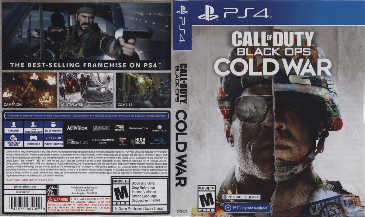 Call of Duty: Black Ops Cold War PS4 - Video Game - Used - CaveGamers - Image 4