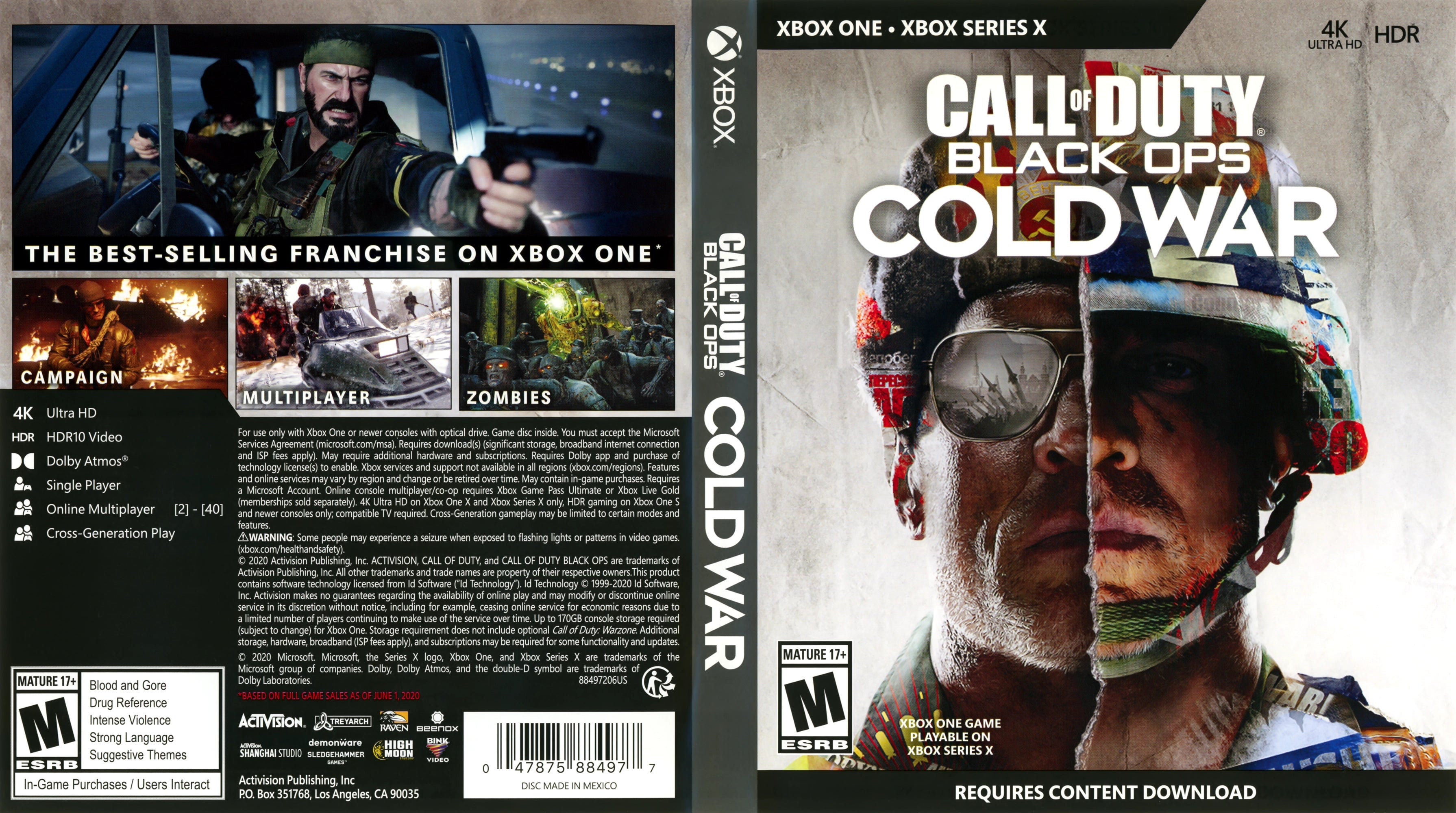 Call of Duty: Black Ops Cold War Xbox One - Video Game - Used - CaveGamers - Image 4