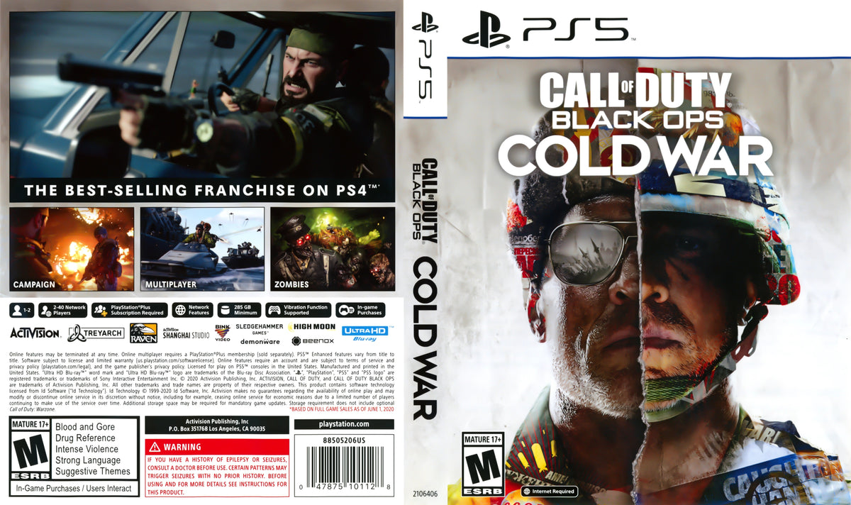 Call of Duty: Black Ops Cold War PS5 - Video Game - Used - CaveGamers - Image 4