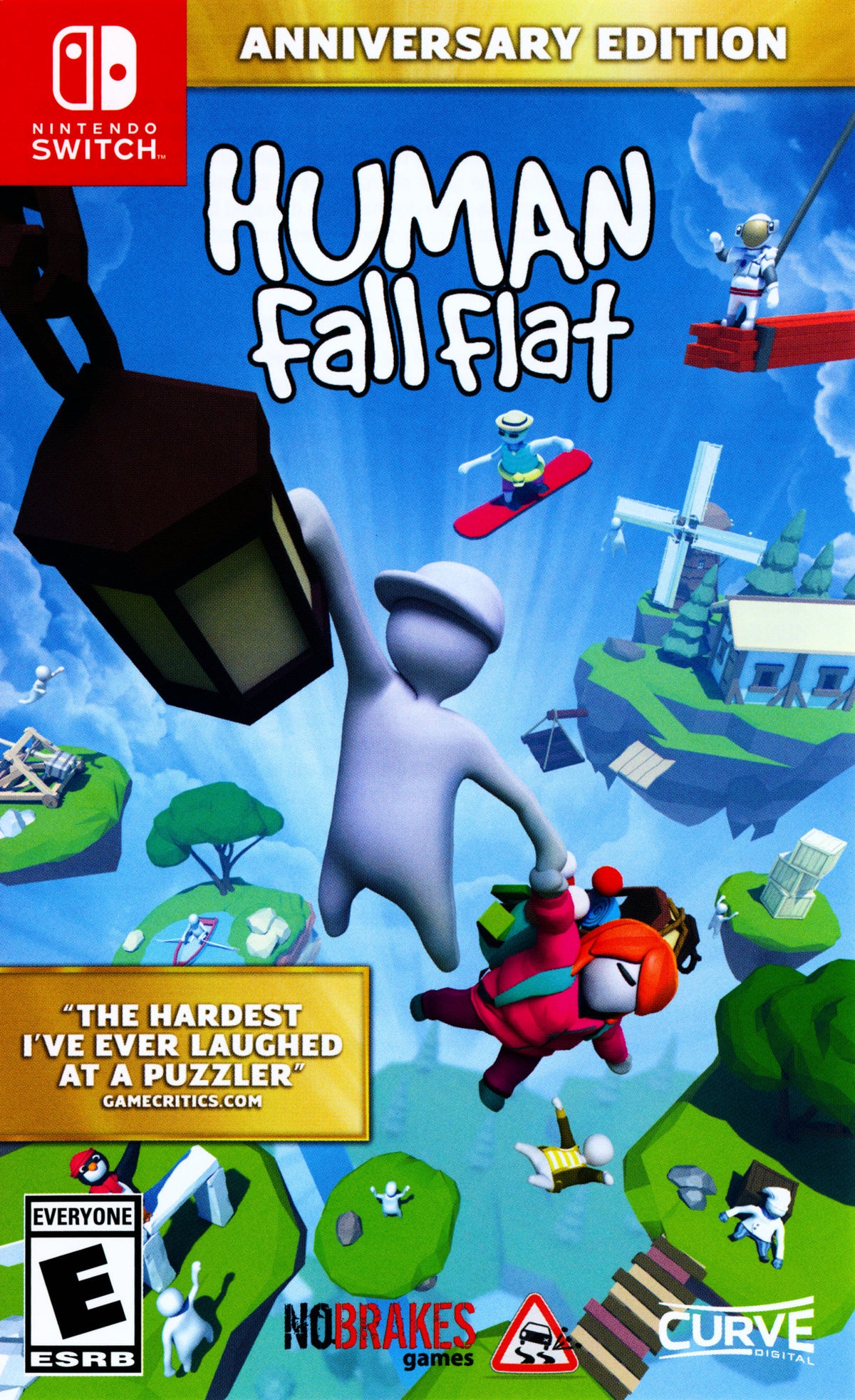 Human Fall Flat [Anniversary Edition] Switch - Video Game - Used - CaveGamers