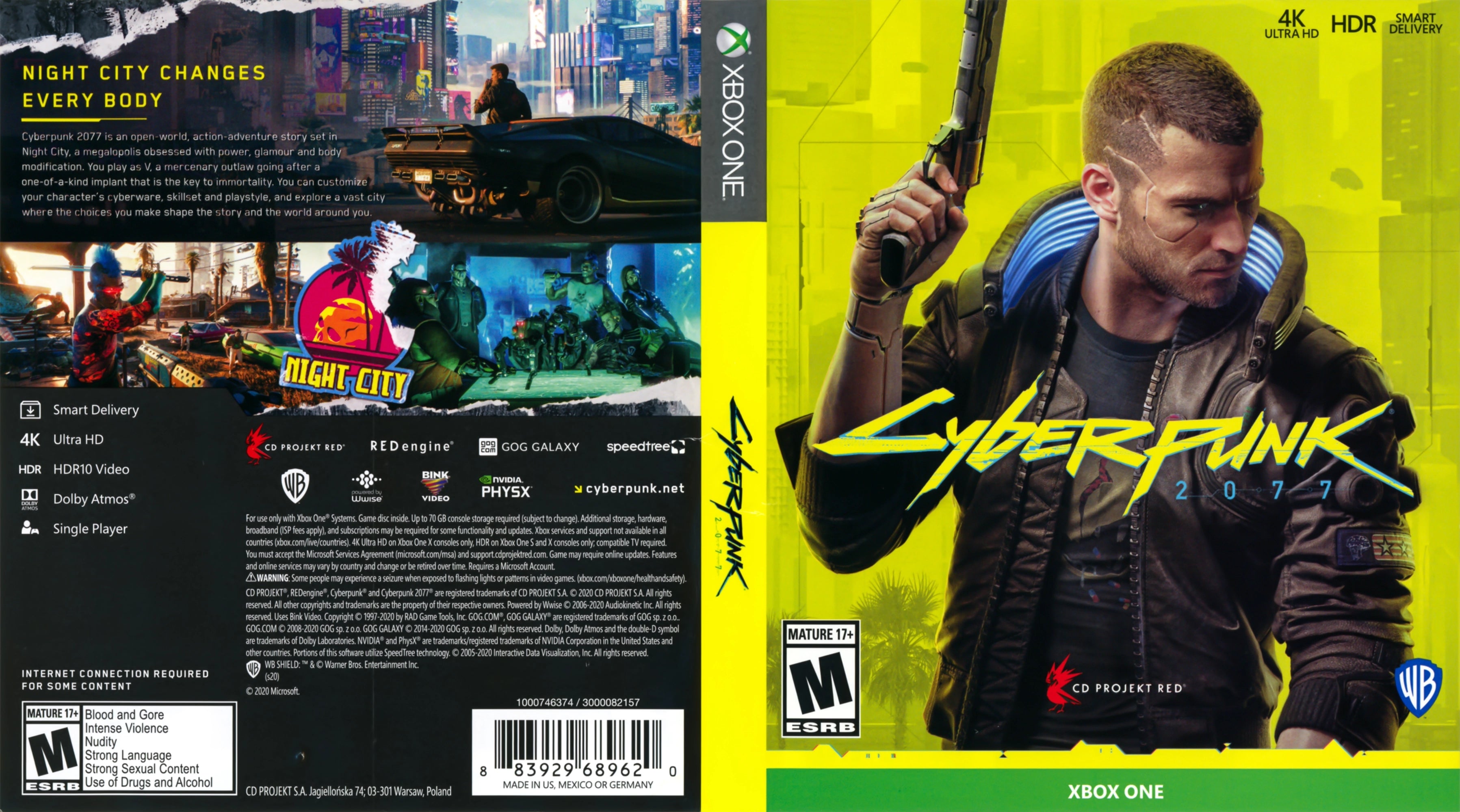 Cyberpunk 2077 [2 Discs] Xbox One - Video Game - Used - CaveGamers - Image 5