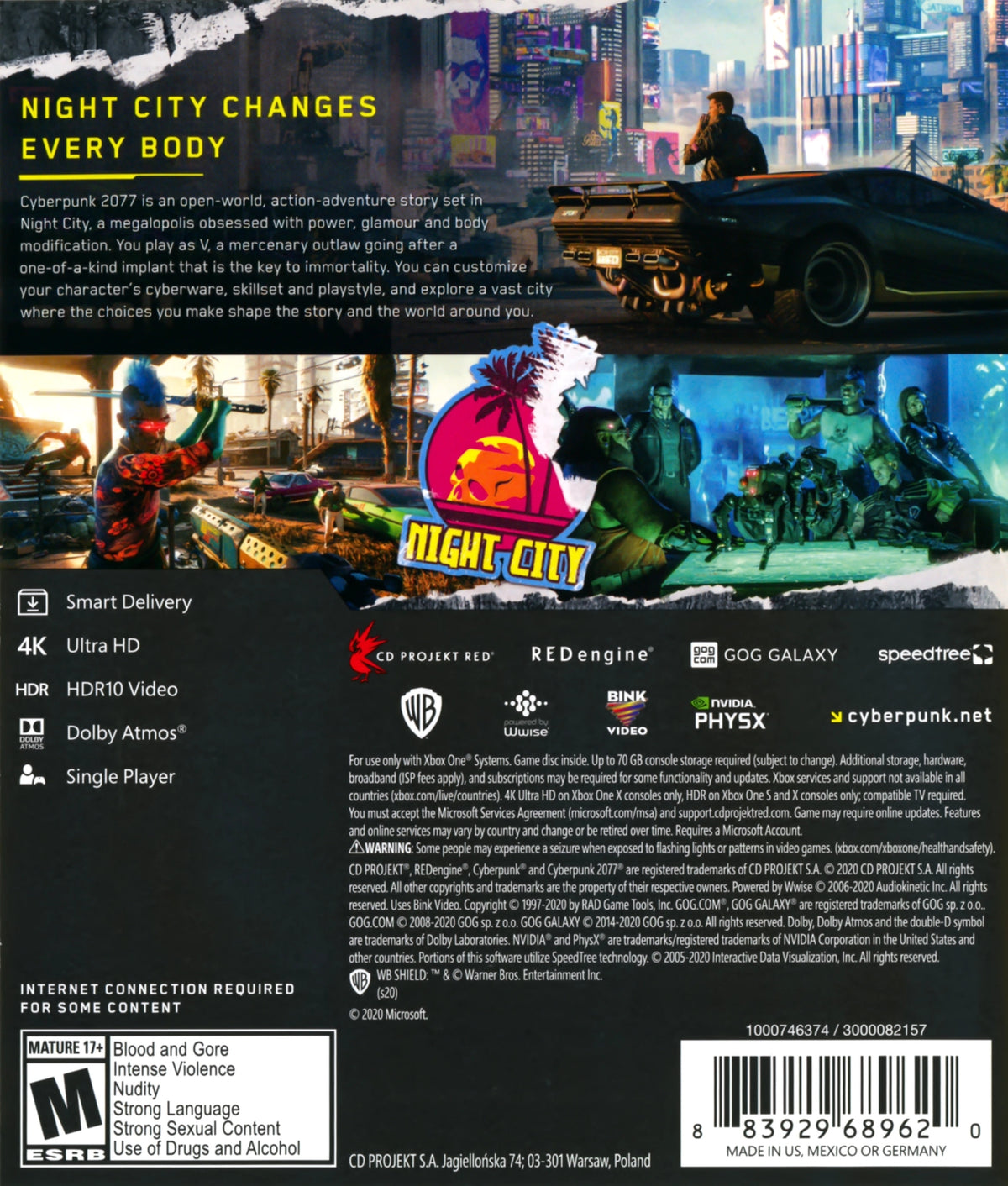 Cyberpunk 2077 [2 Discs] Xbox One - Video Game - Used - CaveGamers - Image 6