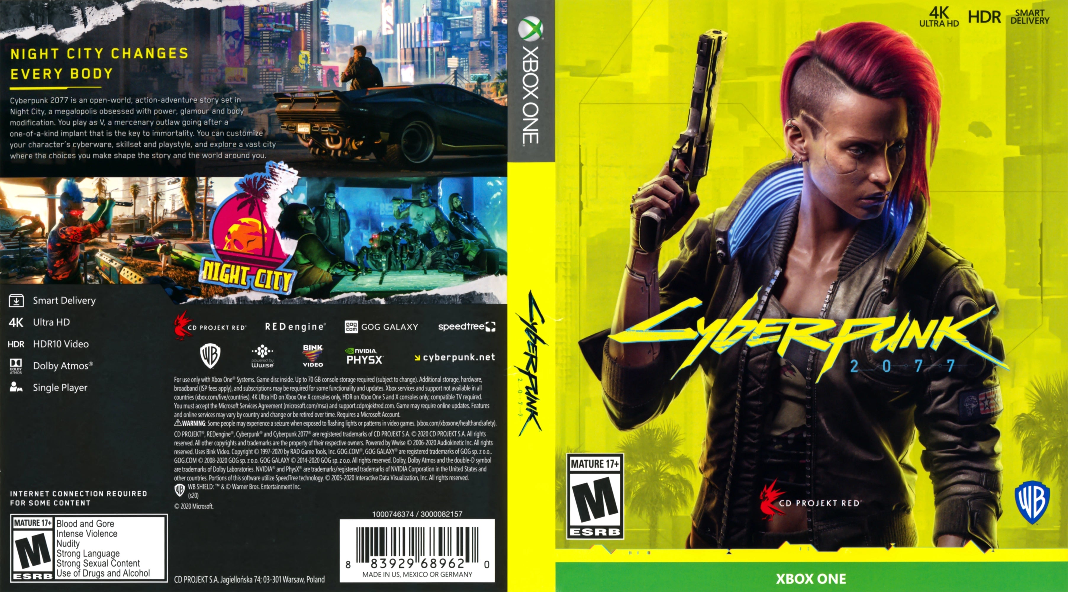 Cyberpunk 2077 [2 Discs] Xbox One - Video Game - Used - CaveGamers - Image 8