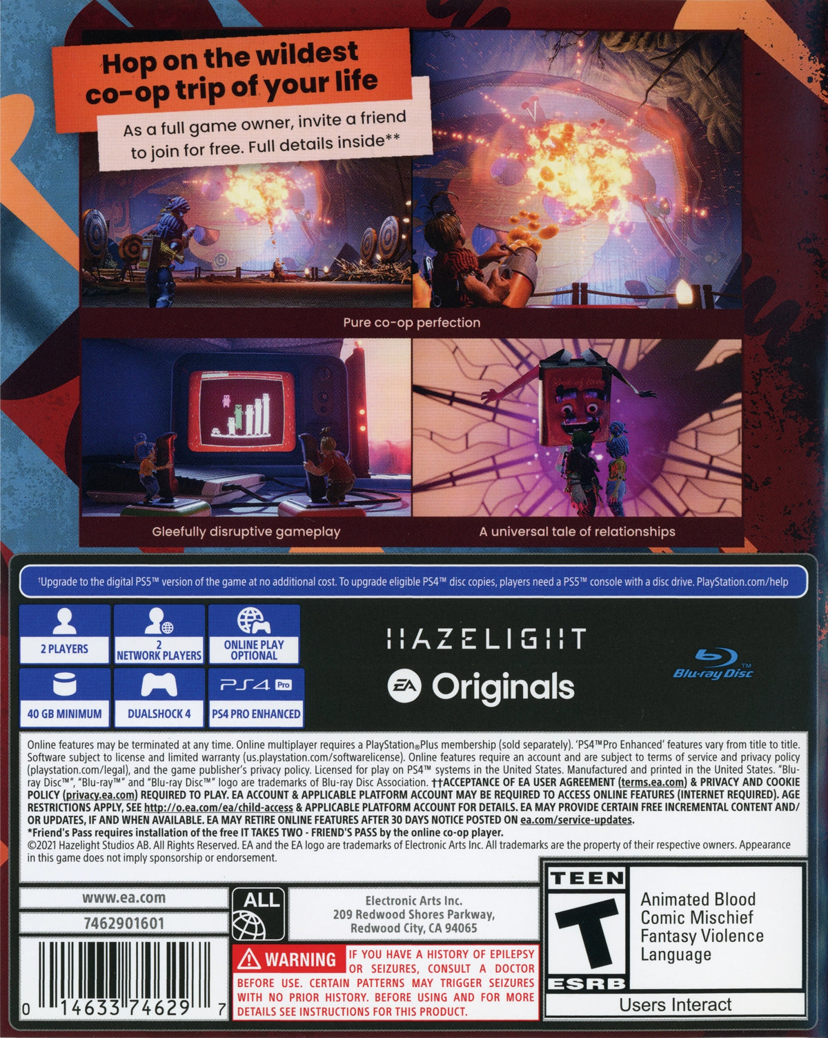It Takes Two PS4 - Video Game - Used - CaveGamers - Image 2