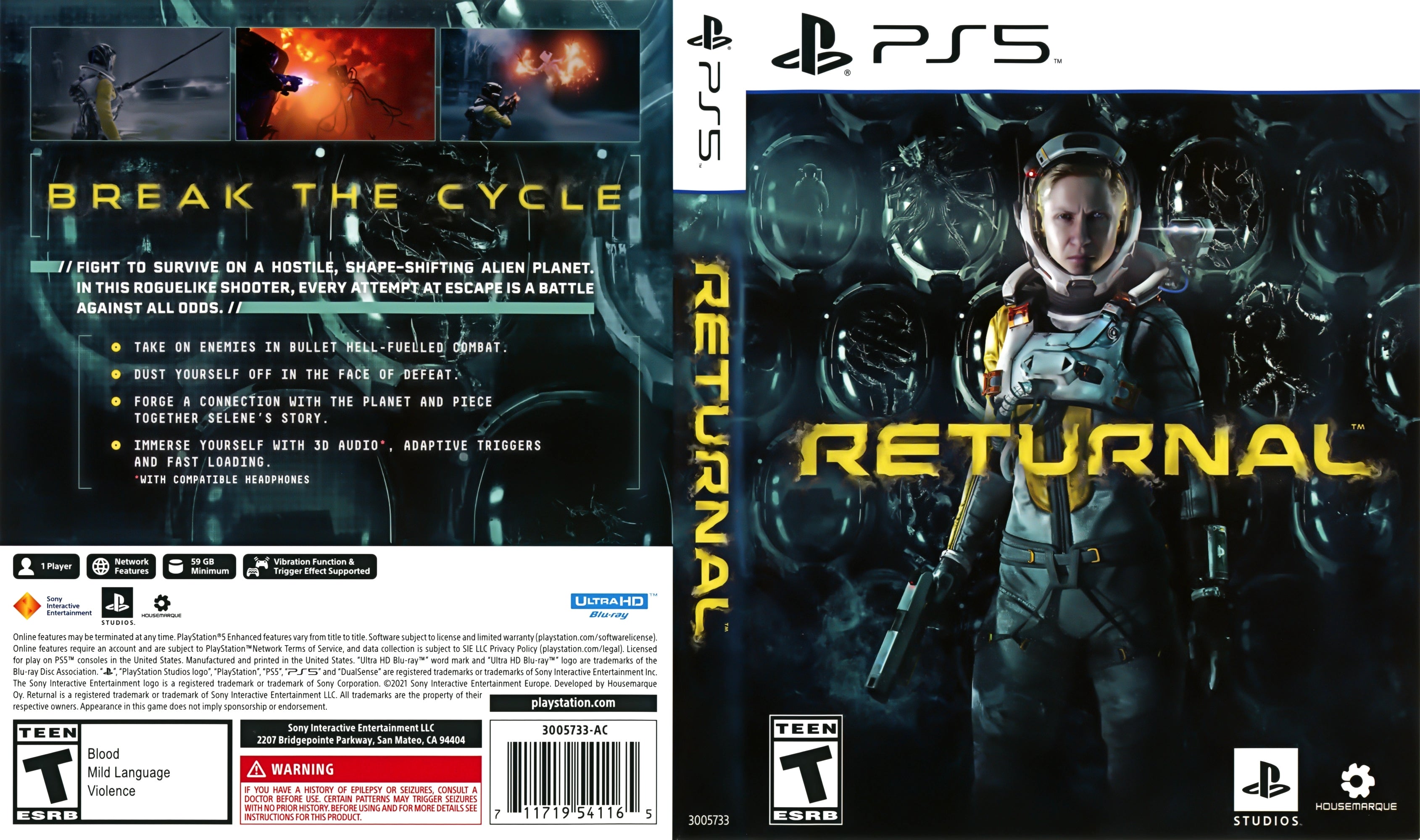 Returnal PS5 - Video Game - Used - CaveGamers - Image 4