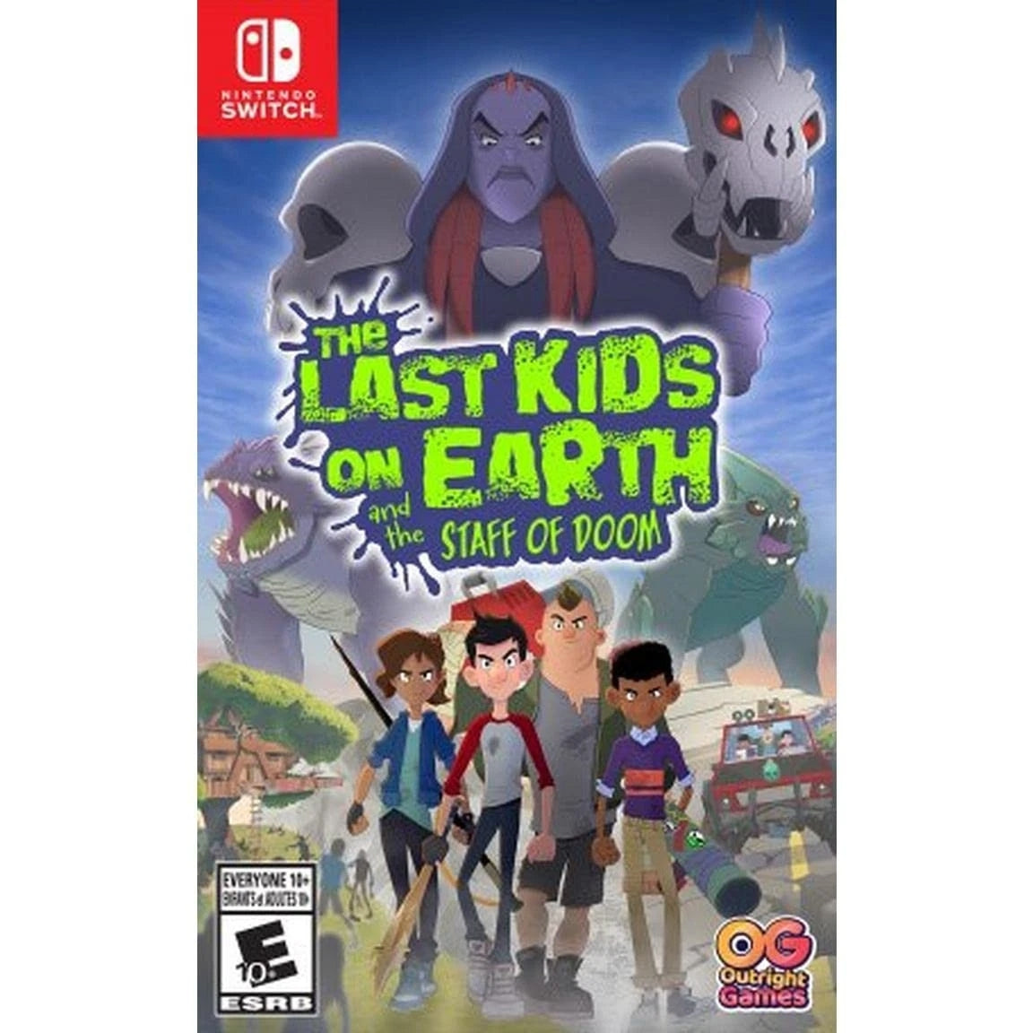 The Last Kids on Earth and the Staff of Doom Switch - Video Game - Used - CaveGamers