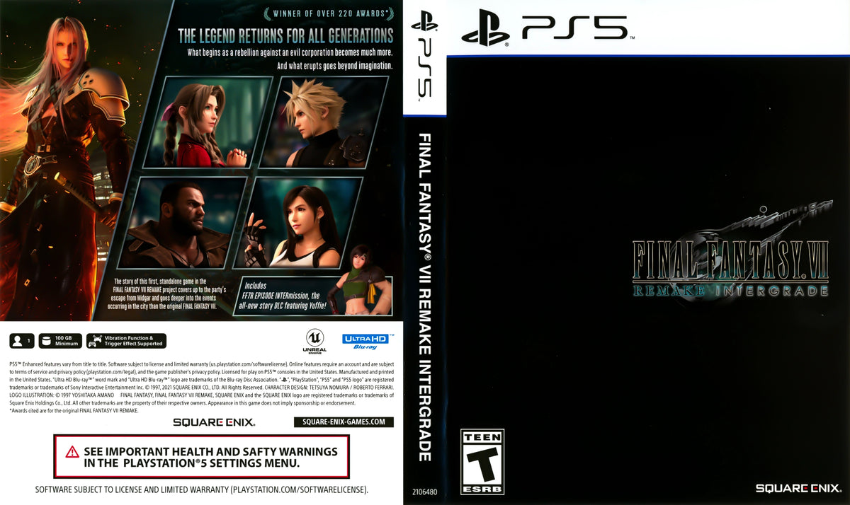 Final Fantasy VII Remake: Intergrade PS5 - Video Game - Used - CaveGamers - Image 5