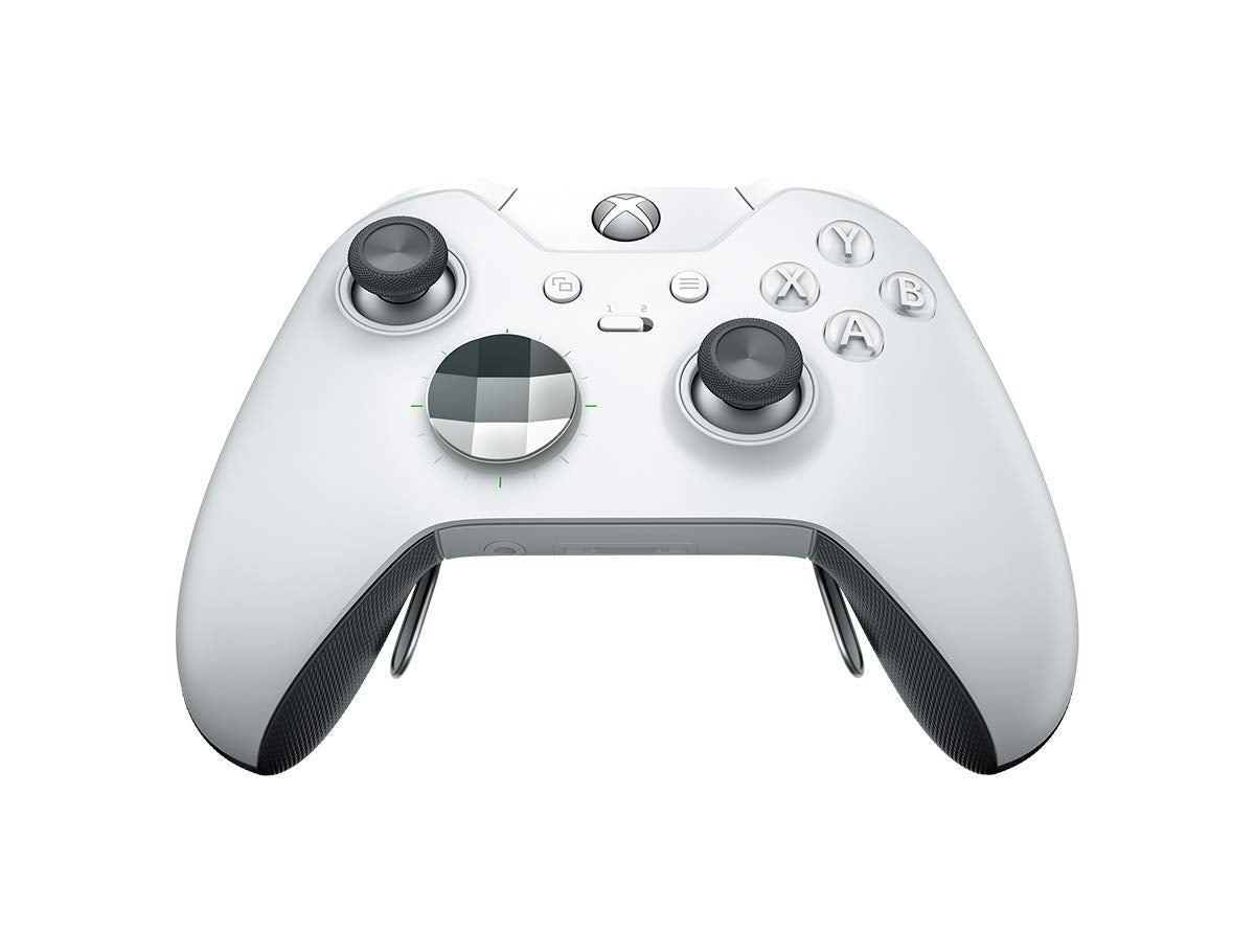 Xbox One Elite Wireless Controller - White - Video Game Accessory - Used - CaveGamers