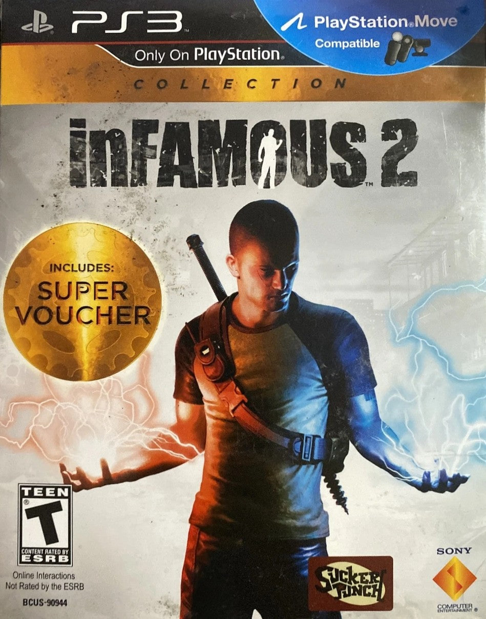 inFamous 2 Collection PS3 - Video Game - Used - CaveGamers