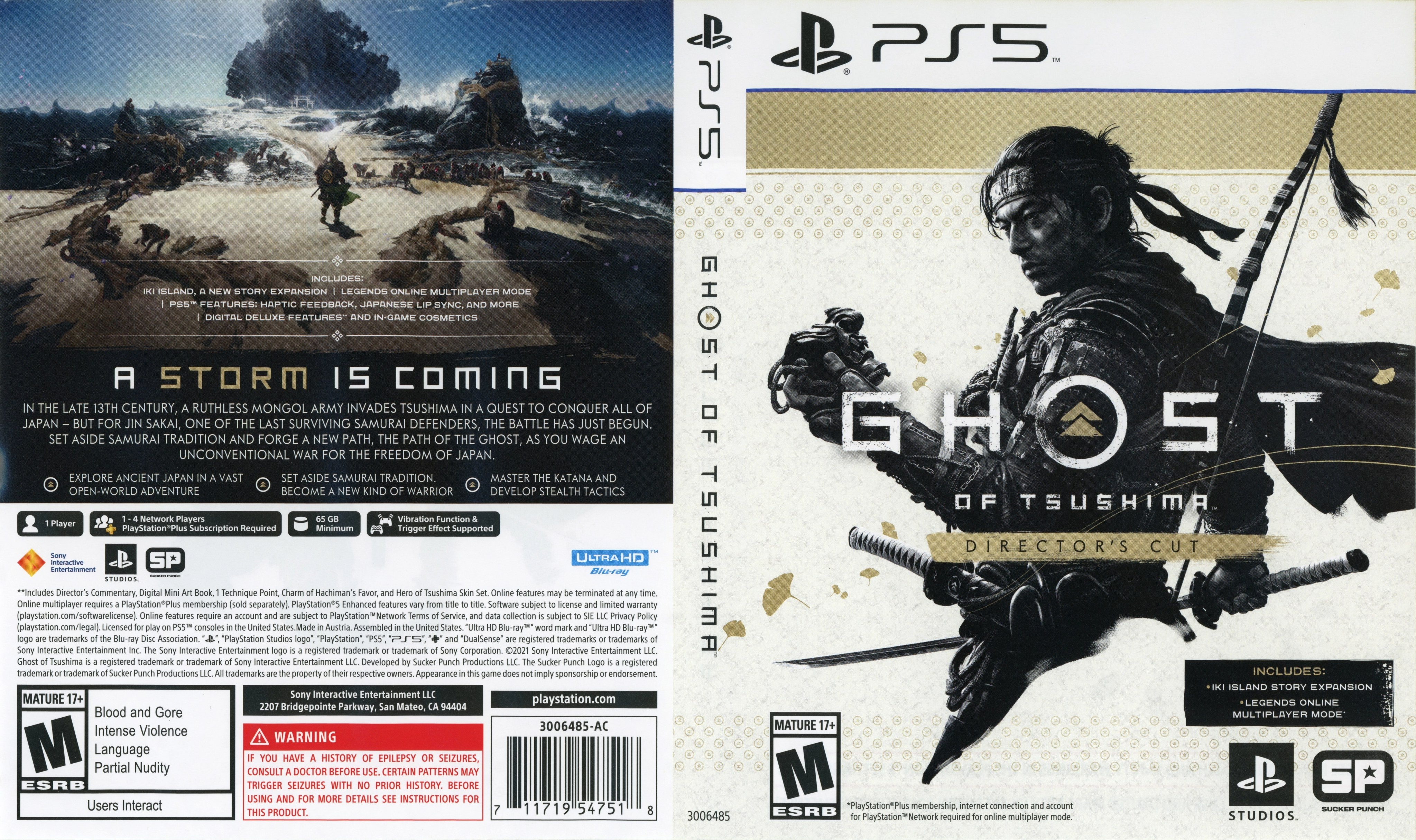 Ghost of Tsushima Director's Cut PS5 - Video Game - Used - CaveGamers - Image 4