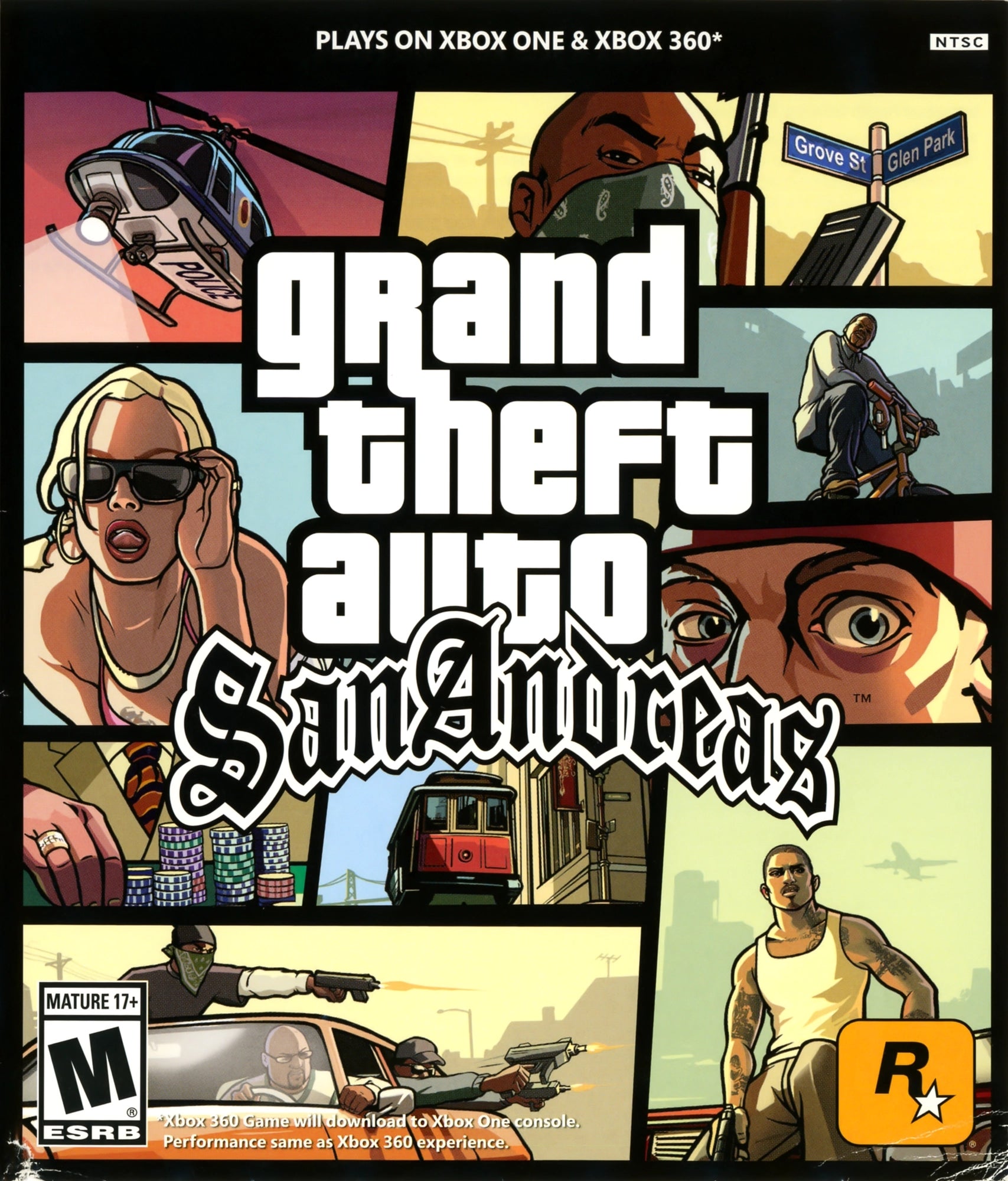 Grand Theft Auto San Andreas Xbox One - Video Game - Used - CaveGamers