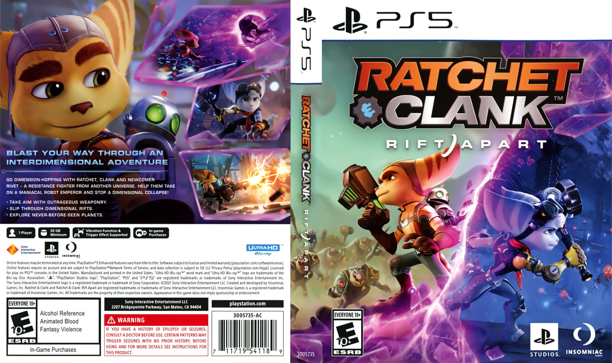 Ratchet & Clank: Rift Apart PS5 - Video Game - Used - CaveGamers - Image 4