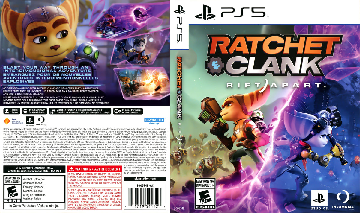 Ratchet & Clank: Rift Apart PS5 - Video Game - Used - CaveGamers - Image 5