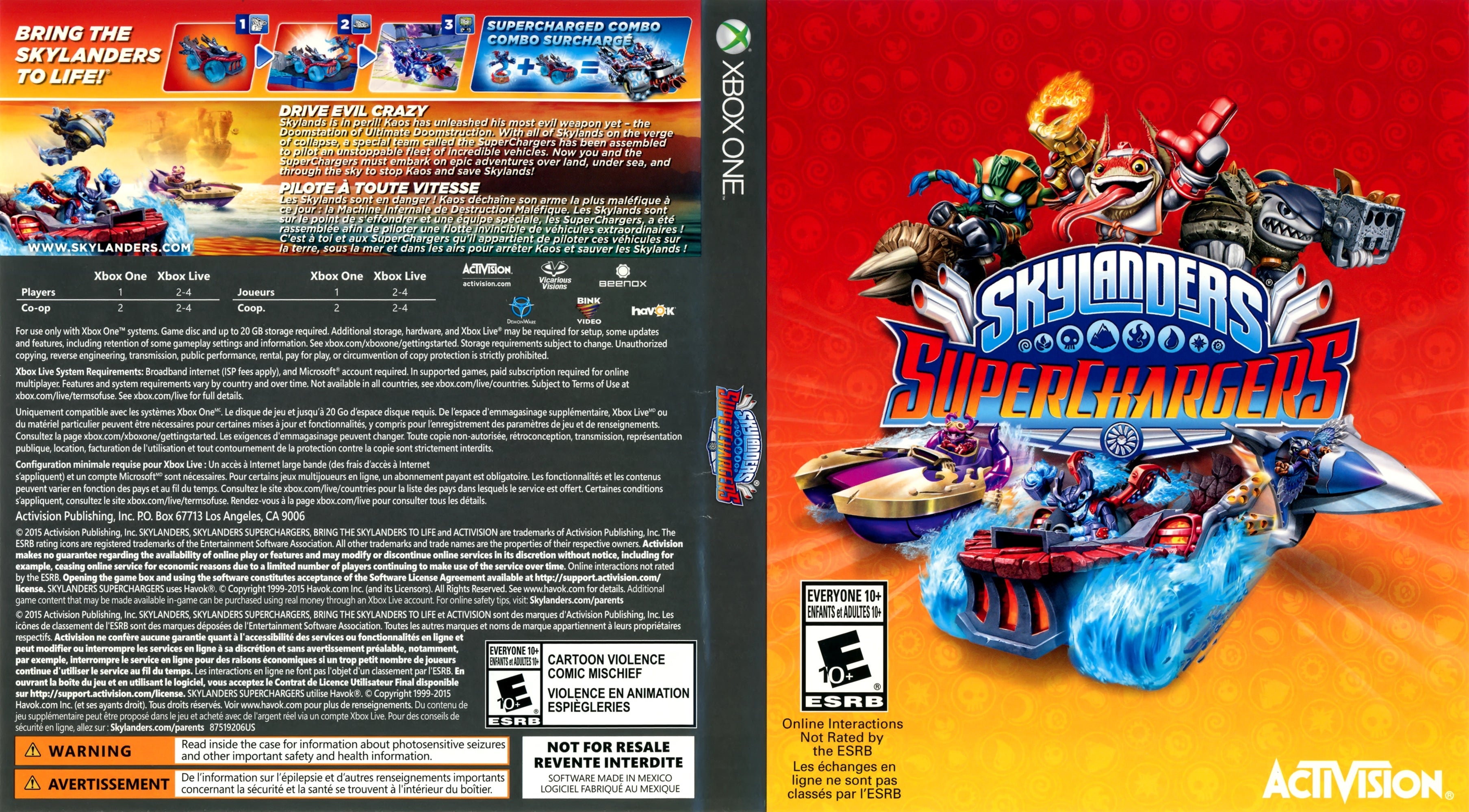 Skylanders Superchargers Xbox One - Video Game - Used - CaveGamers - Image 2