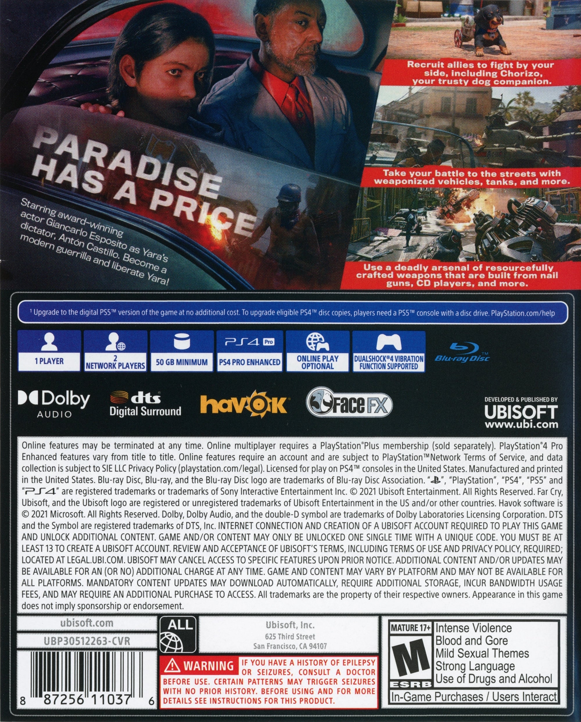 Far Cry 6 PS4 - Video Game - Used - CaveGamers - Image 2