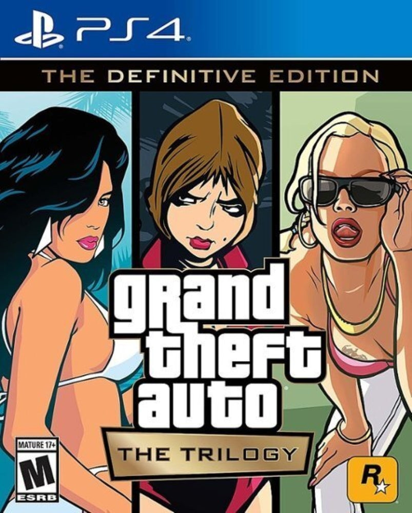 Grand Theft Auto: The Trilogy [Definitive Edition] PS4 - Video Game - Used - CaveGamers