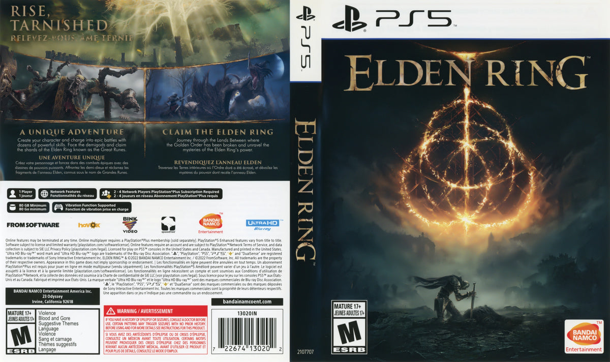 Elden Ring PS5 - Video Game - Used - CaveGamers - Image 4