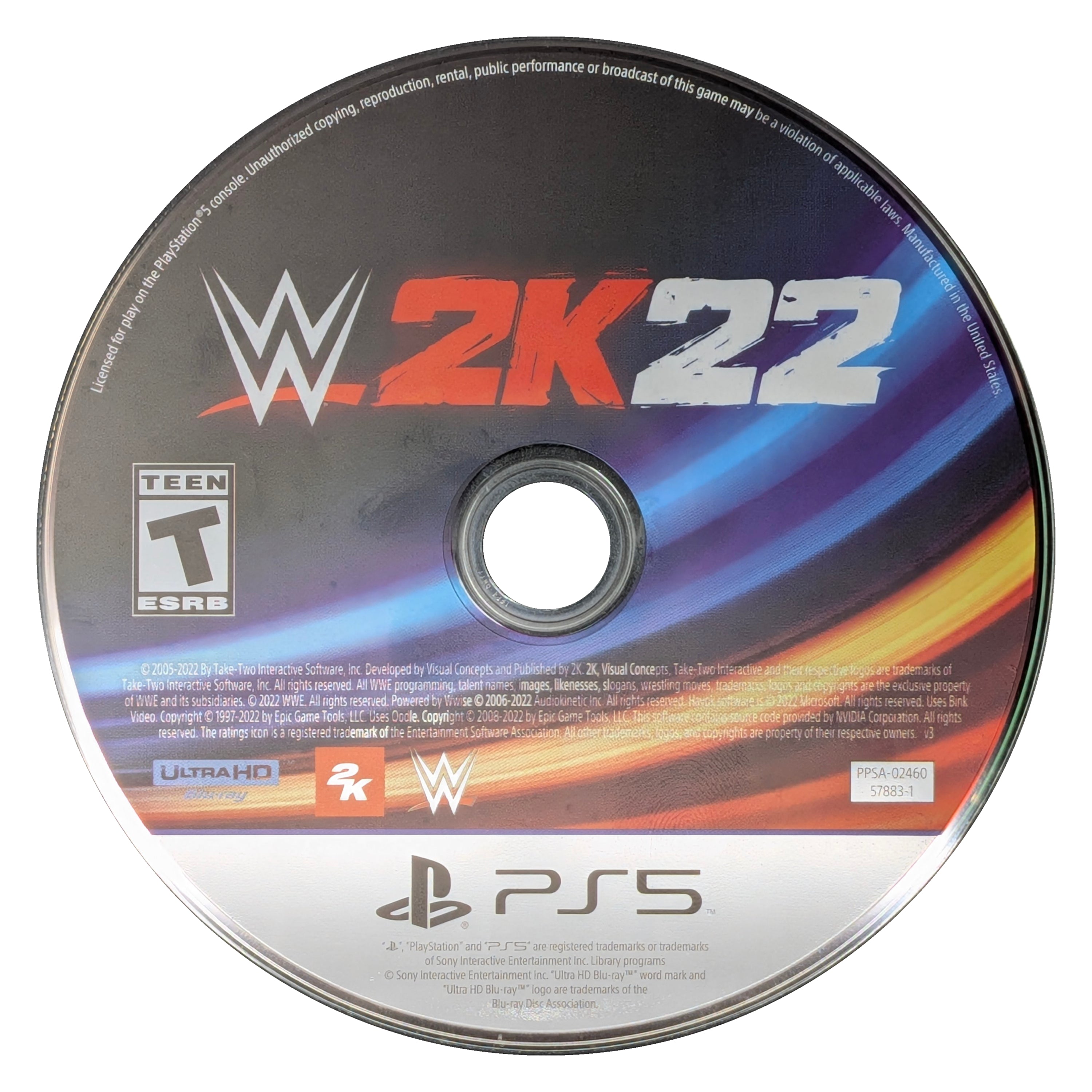 WWE 2K22 PS5 - Video Game - Used - CaveGamers - Image 4