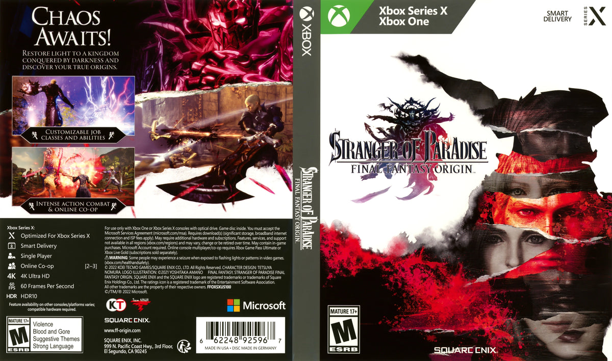 Stranger of Paradise Final Fantasy Origin Xbox Series X - Video Game - Used - CaveGamers - Image 3