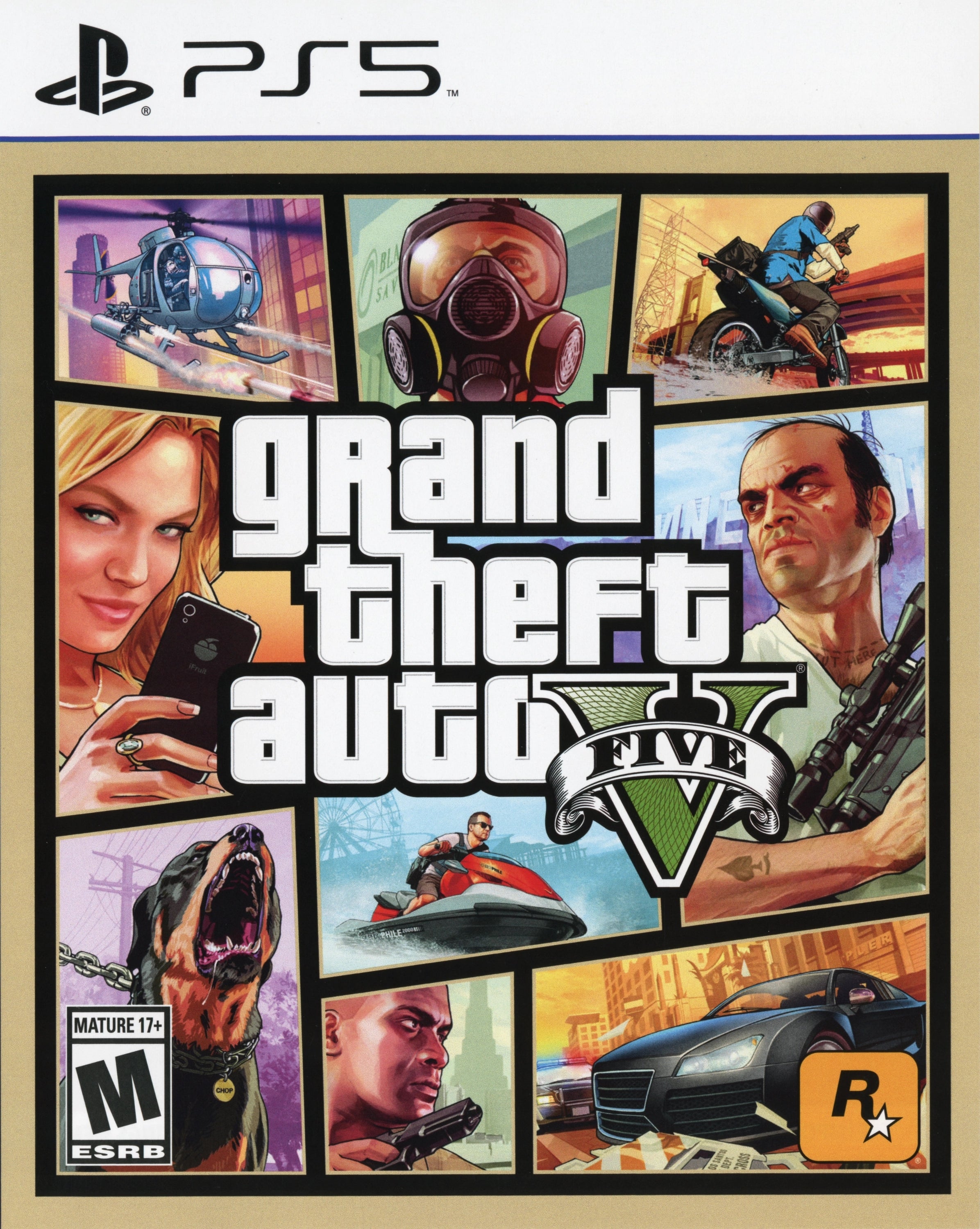 Grand Theft Auto V PS5 - Video Game - Used - CaveGamers