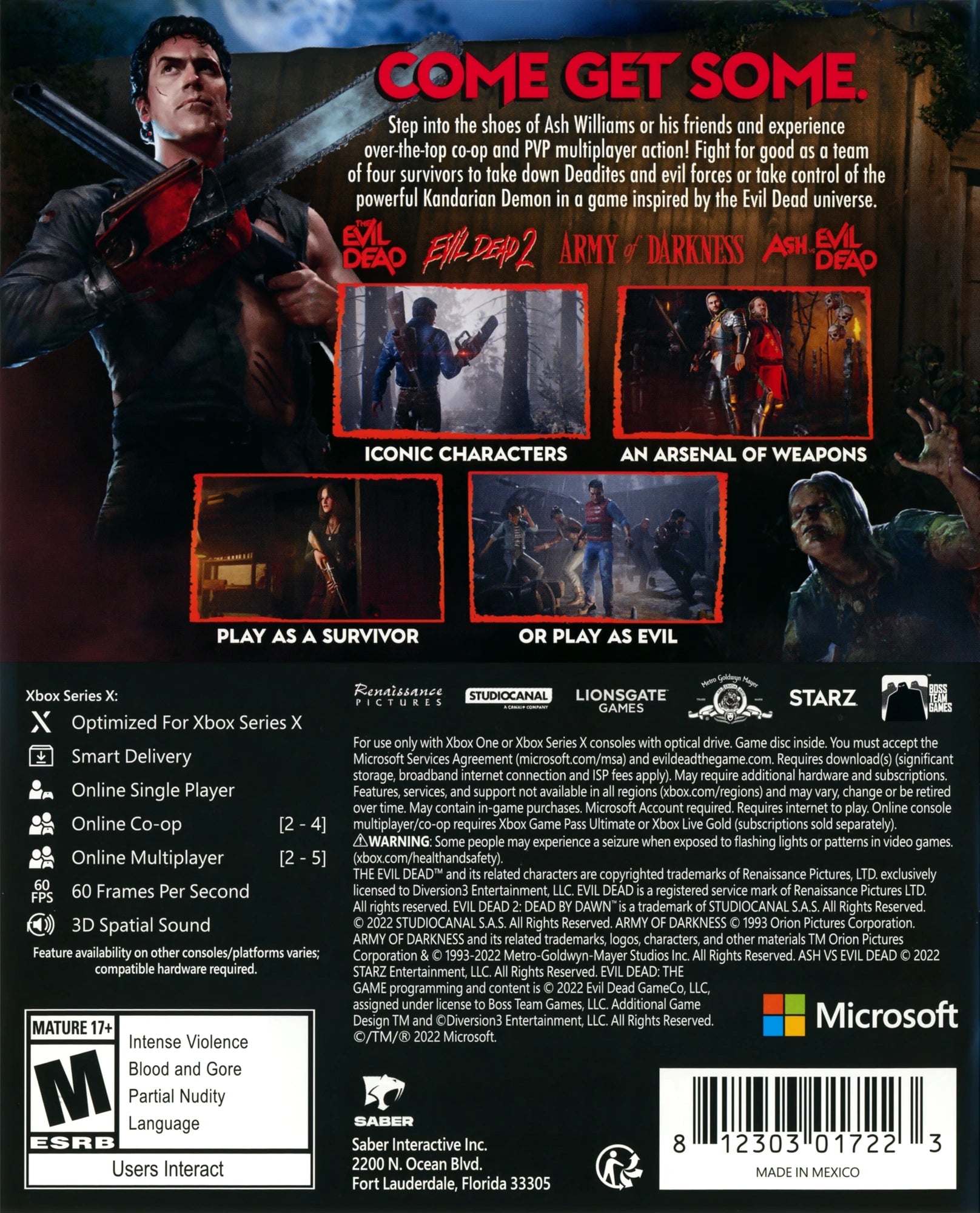 Evil Dead: The Game Xbox Series X - Video Game - Used - CaveGamers - Image 2