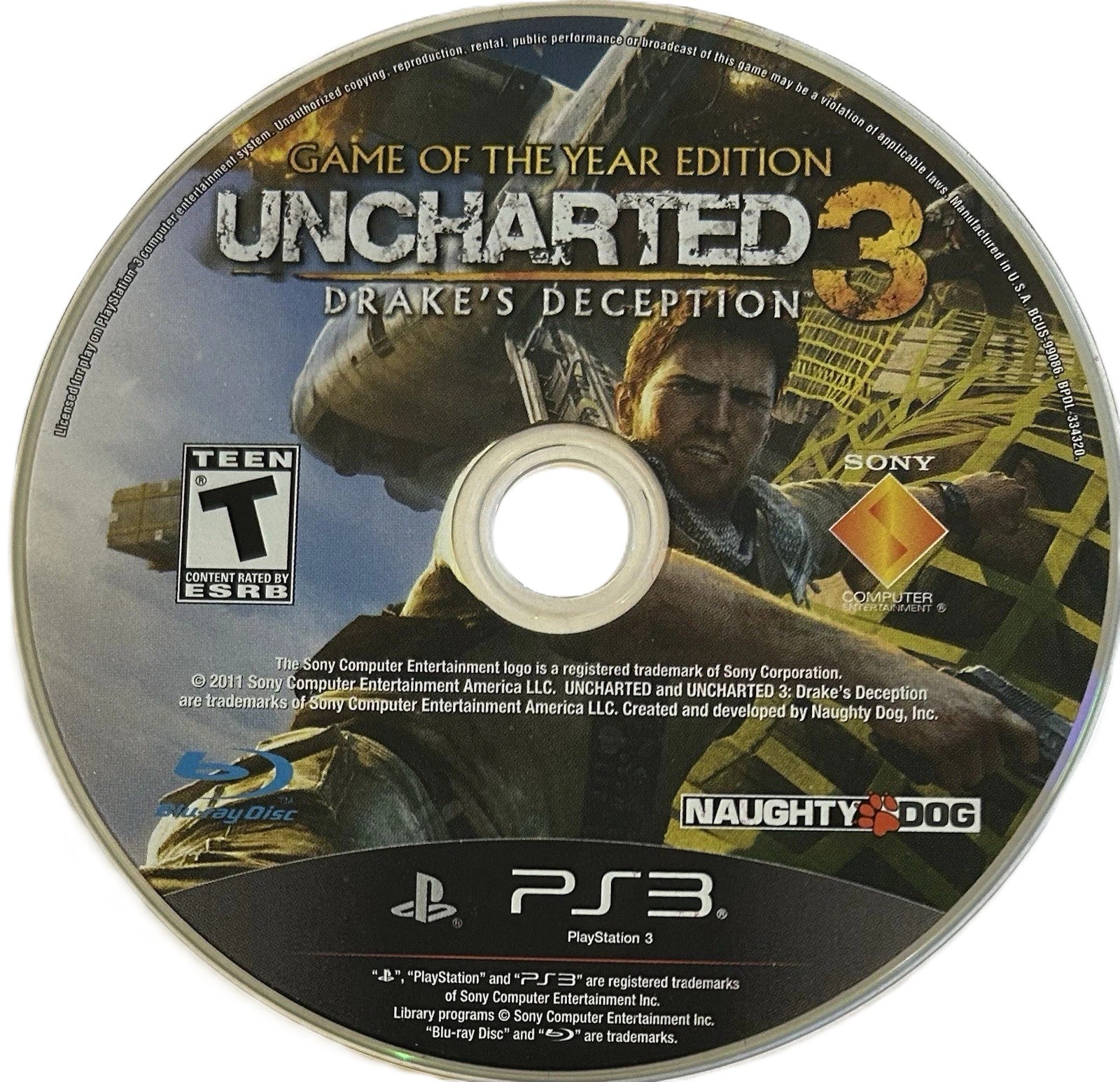 Uncharted 3: Drakes Deception [Game of the Year] PS3 - Video Game - Used - CaveGamers - Image 3